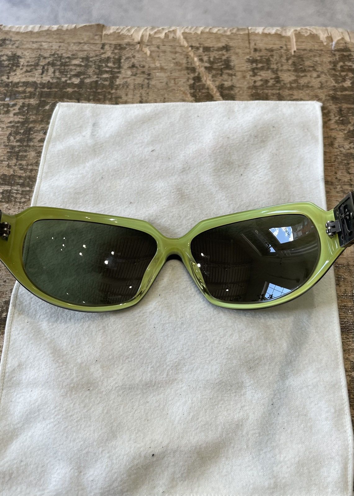 Chrome Hearts Chrome Hearts CREAM Sunglasses Vintage Size ONE SIZE - 4 Thumbnail