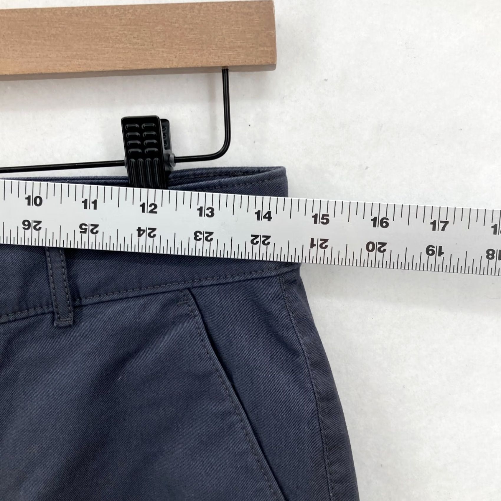 Loft LOFT Ankle Skinny Pants Women's 2 Blue Stretch Fabric Mid Rise Chino Casual NWT Size 28" / US 6 / IT 42 - 4 Thumbnail