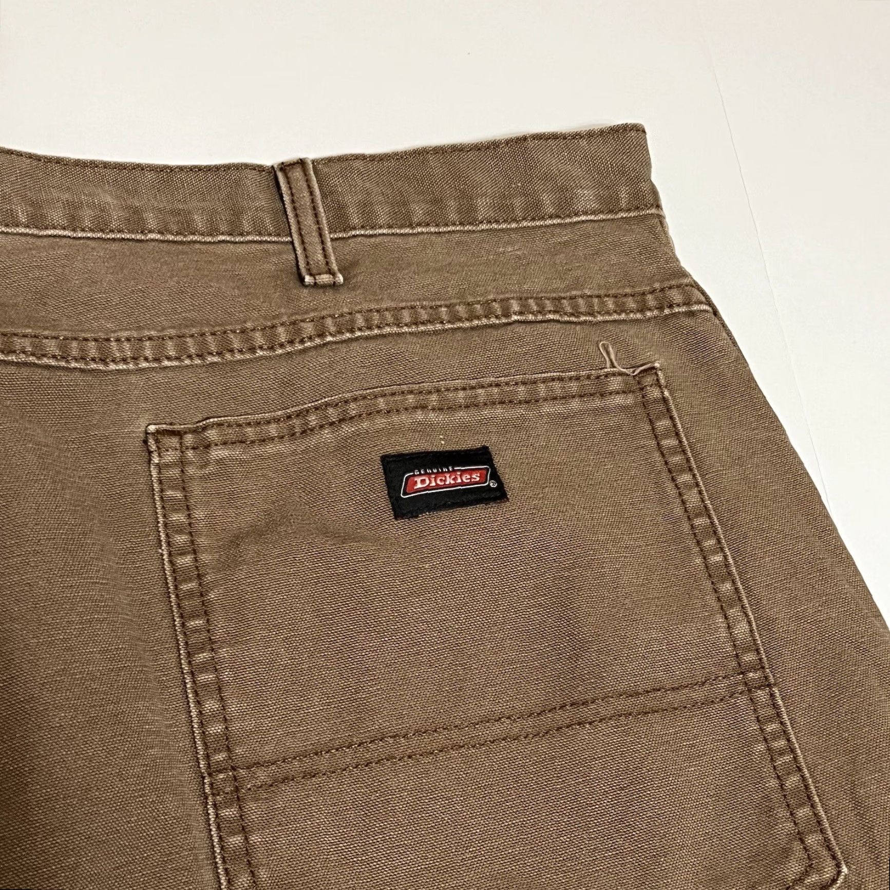 Dickies Dickies Mens Canvas Cargo Work Shorts 44x13 Brown Size US 44 / EU 60 - 7 Thumbnail