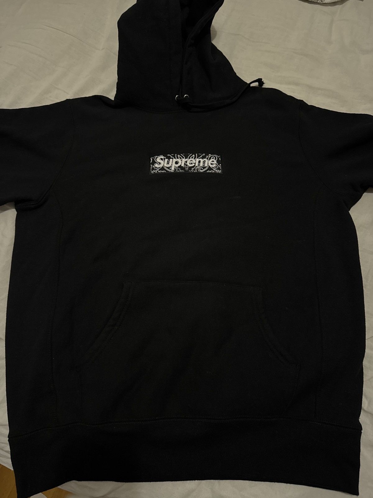Supreme Supreme Black Bandana Box Logo Hoodie BOGO Size US M / EU 48-50 / 2 - 6 Thumbnail