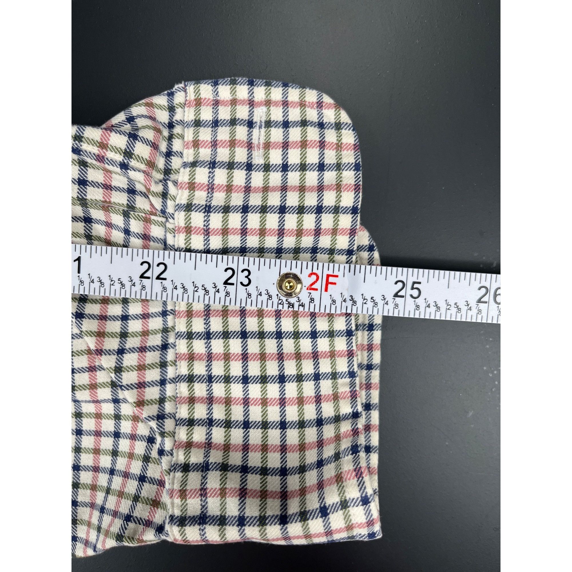Ralph Lauren Ralph Lauren SKU 514 Mens Plaid Long Sleeve Button Up Shirt Size US L / EU 52-54 / 3 - 8 Thumbnail