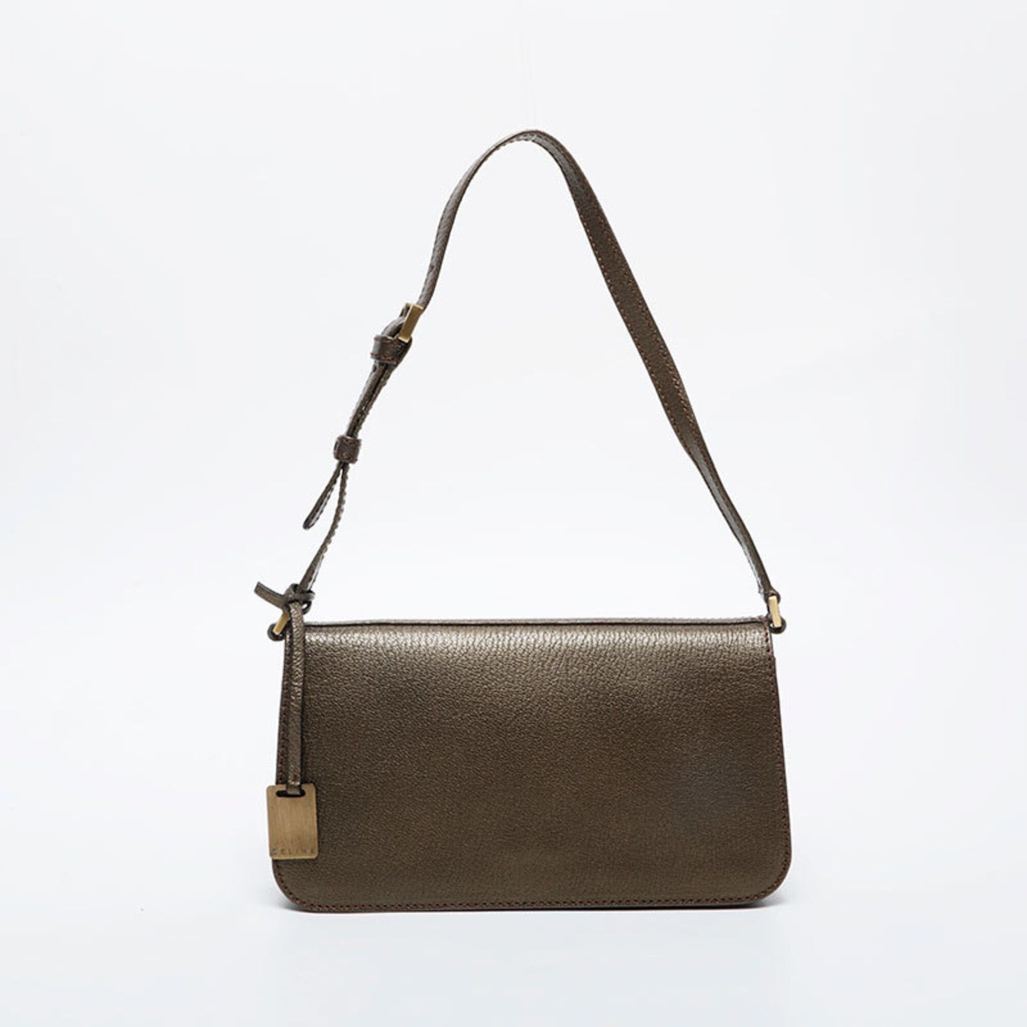 Celine Celine Metallic Mini Shoulder Bag, Gold Size ONE SIZE - 1 Thumbnail