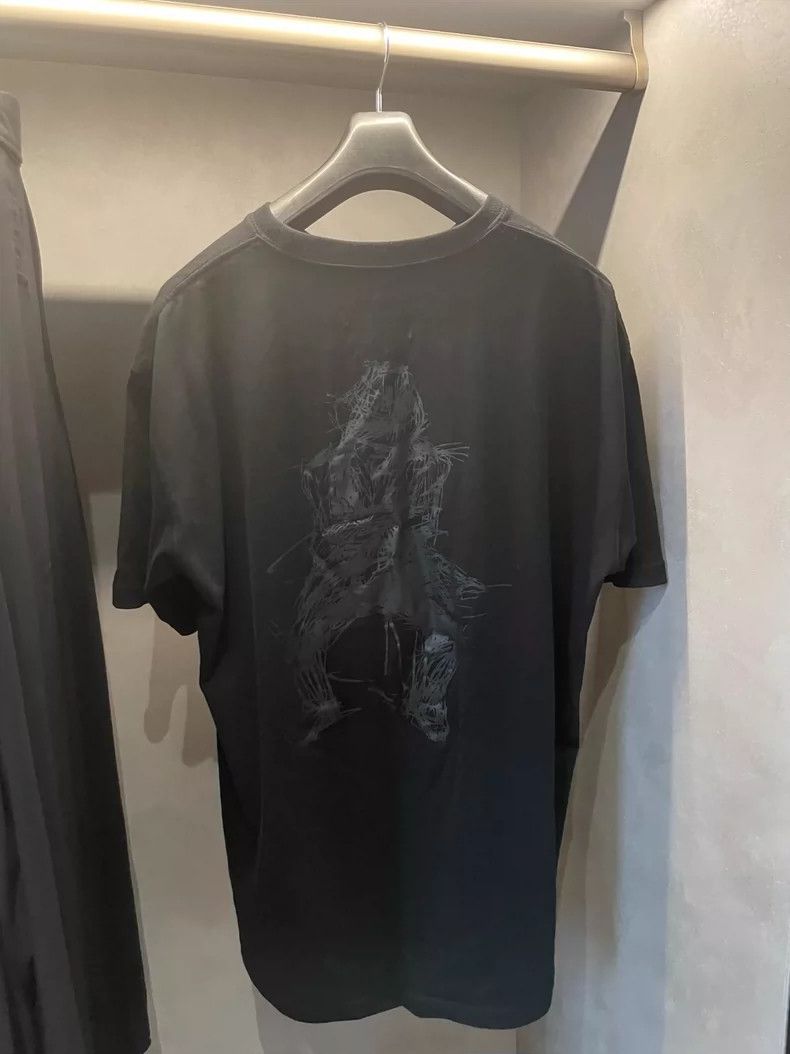 Yohji Yamamoto Yohji Yamamoto size 6 Dark pattern logo short sleeve Size US M / EU 48-50 / 2 - 2 Thumbnail