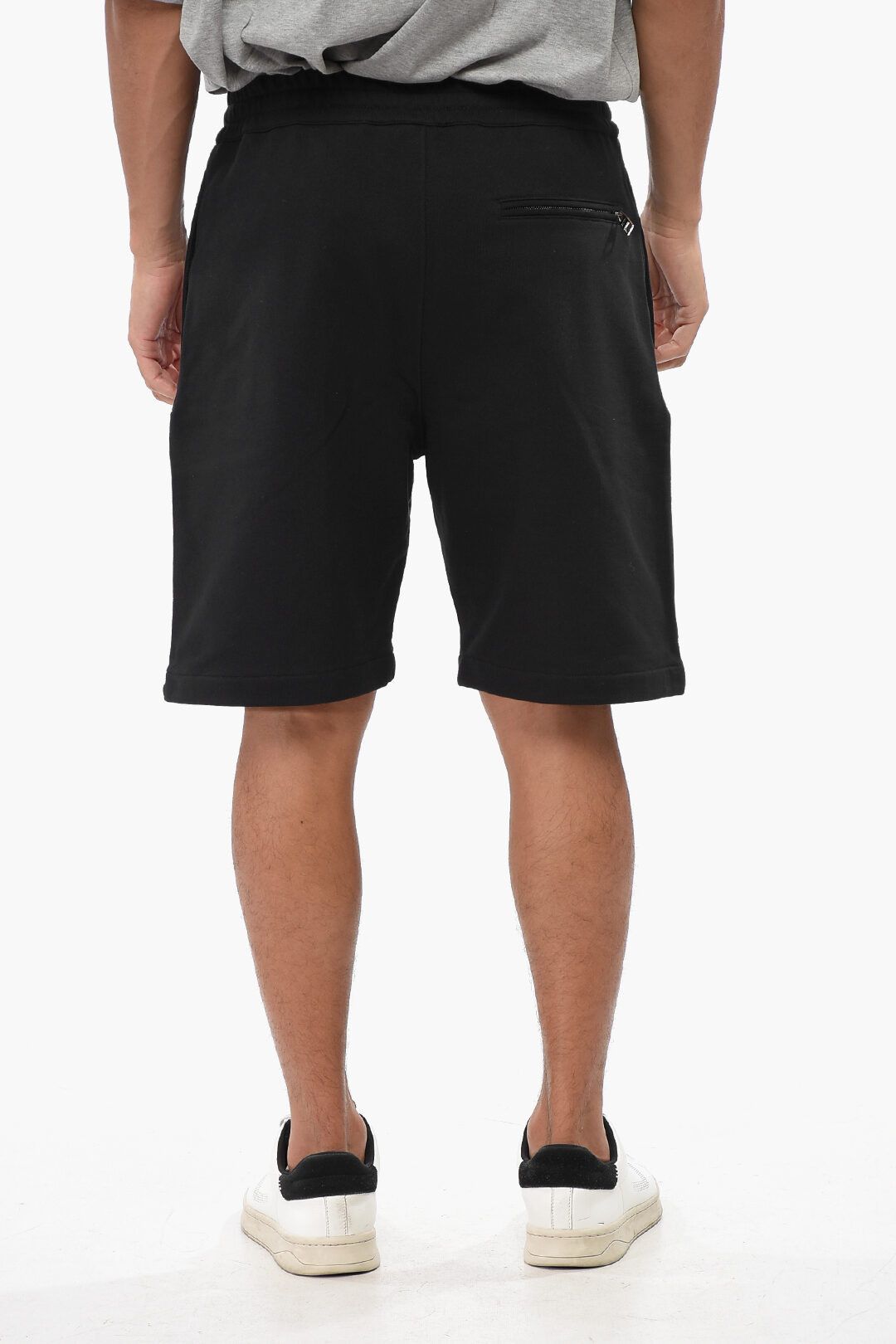 Alexander McQueen og1mm0925 Brushed Cotton Short in Black Size US 32 / EU 48 - 2 Thumbnail