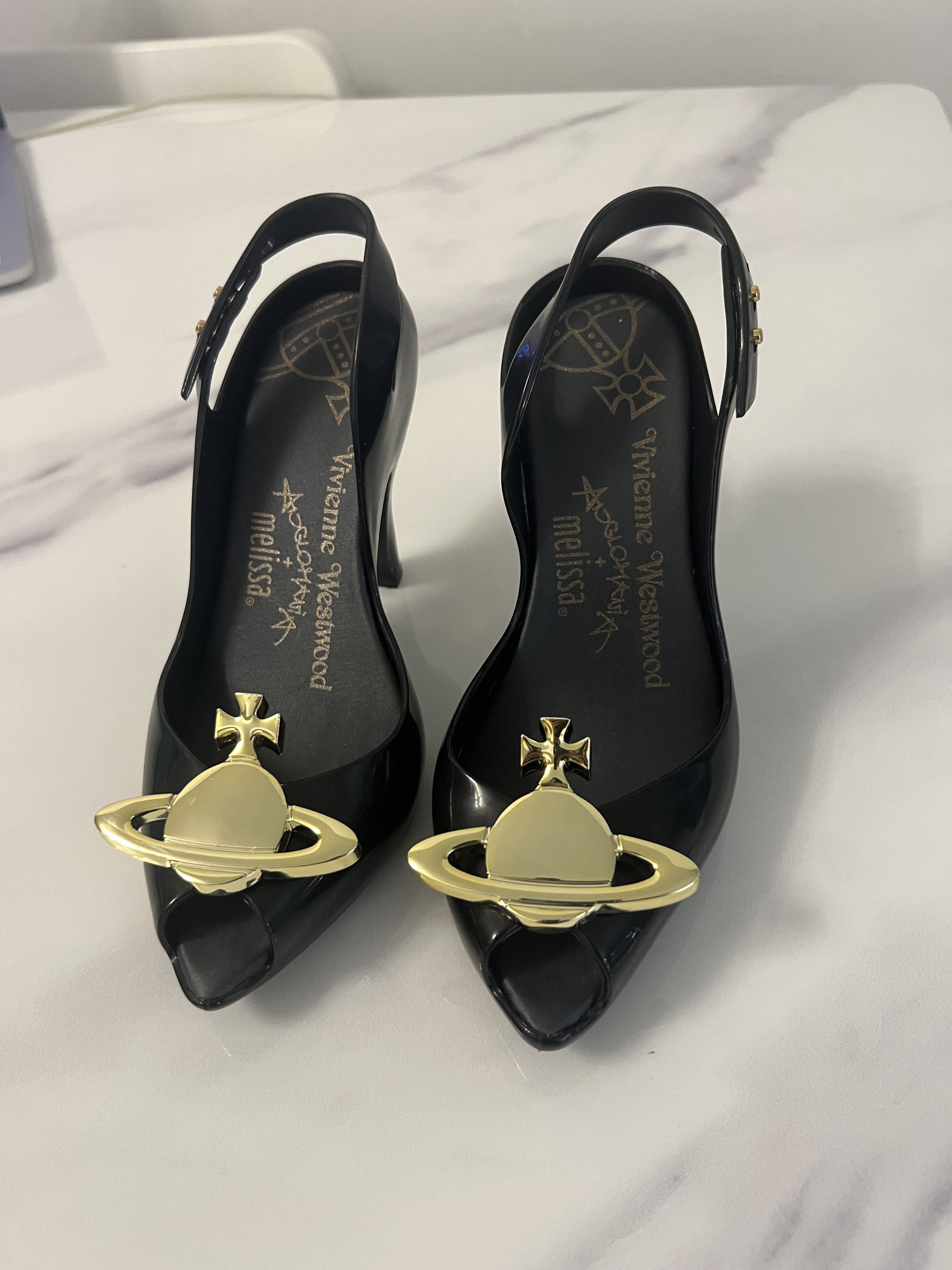 Vivienne Westwood 31795 Vivienne Westwood Anglomania Rubber Heel Size US 5.5 / IT 35.5 - 2 Thumbnail
