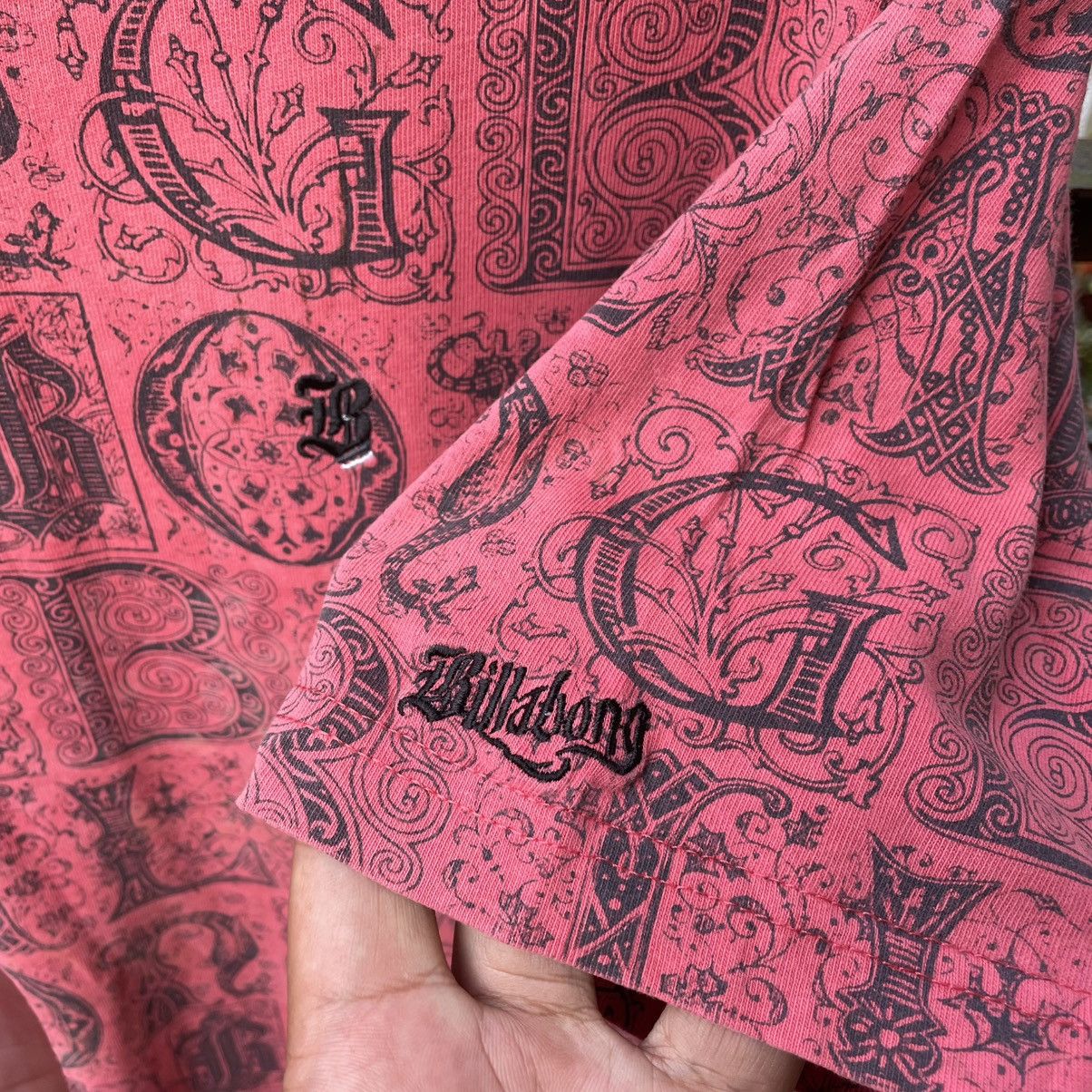 Billabong 🔥Vintage Y2K Billabong All Over Print Surfing Wear Tee Size US L / EU 52-54 / 3 - 5 Thumbnail