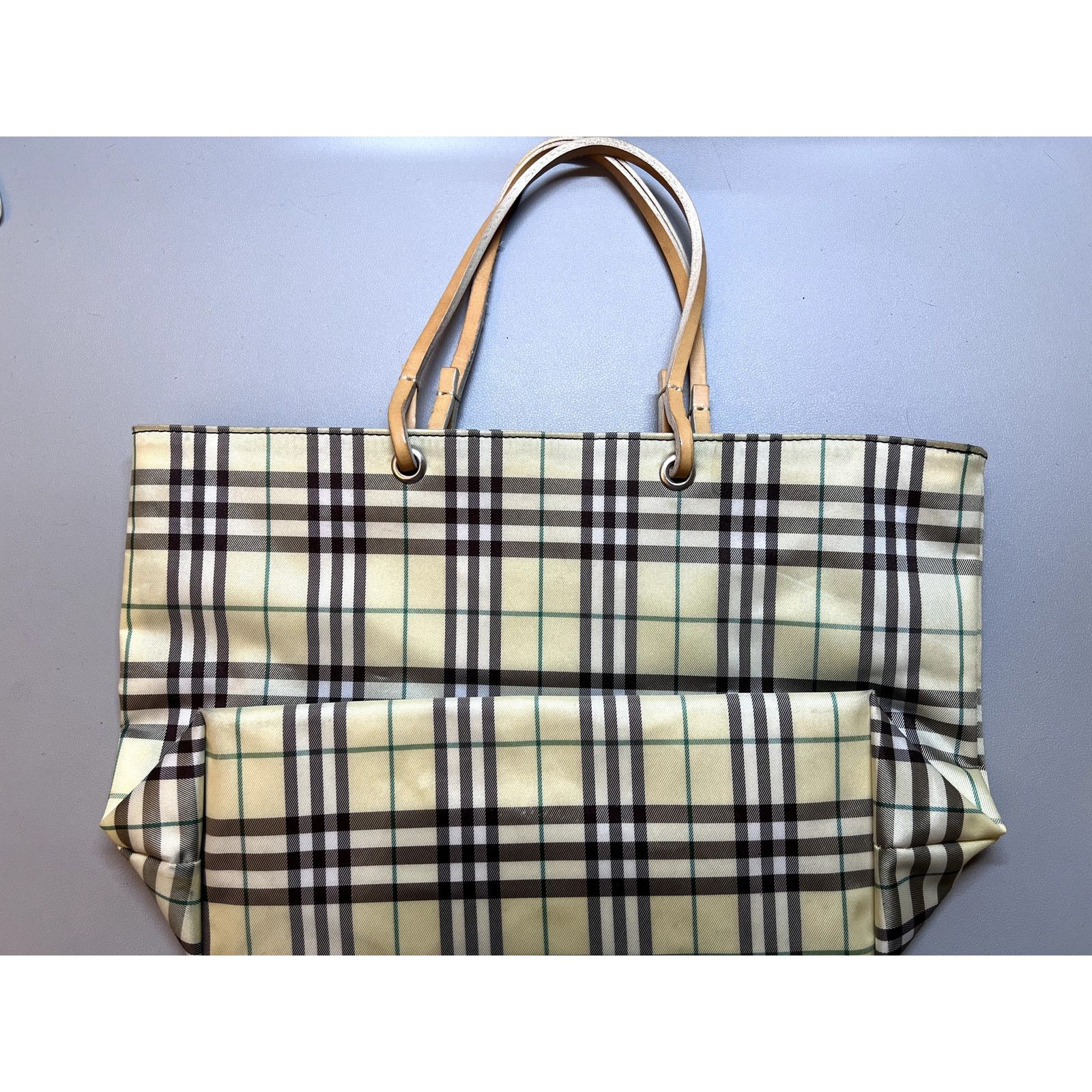 Burberry VINTAGE Y2K Burberry London Nova Check - Yellow/Brown Size ONE SIZE - 5 Thumbnail