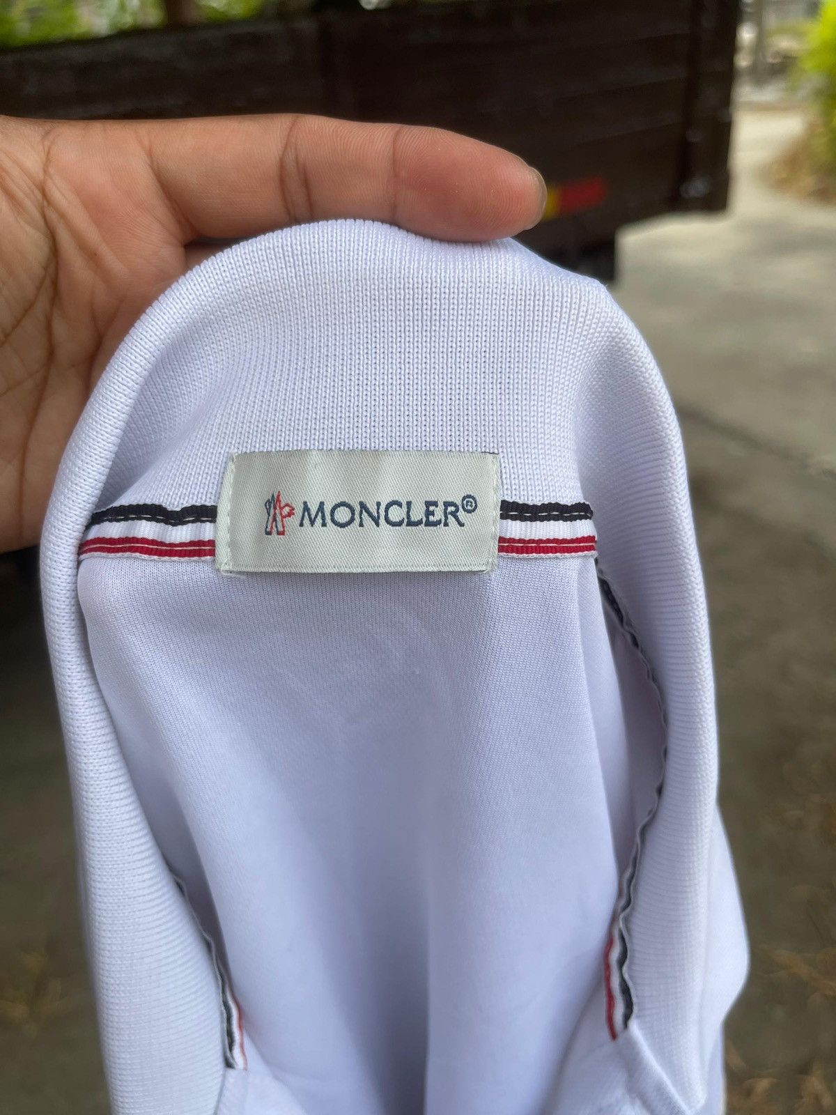 Moncler Moncler Polo Longsleeve Size US L / EU 52-54 / 3 - 10 Thumbnail
