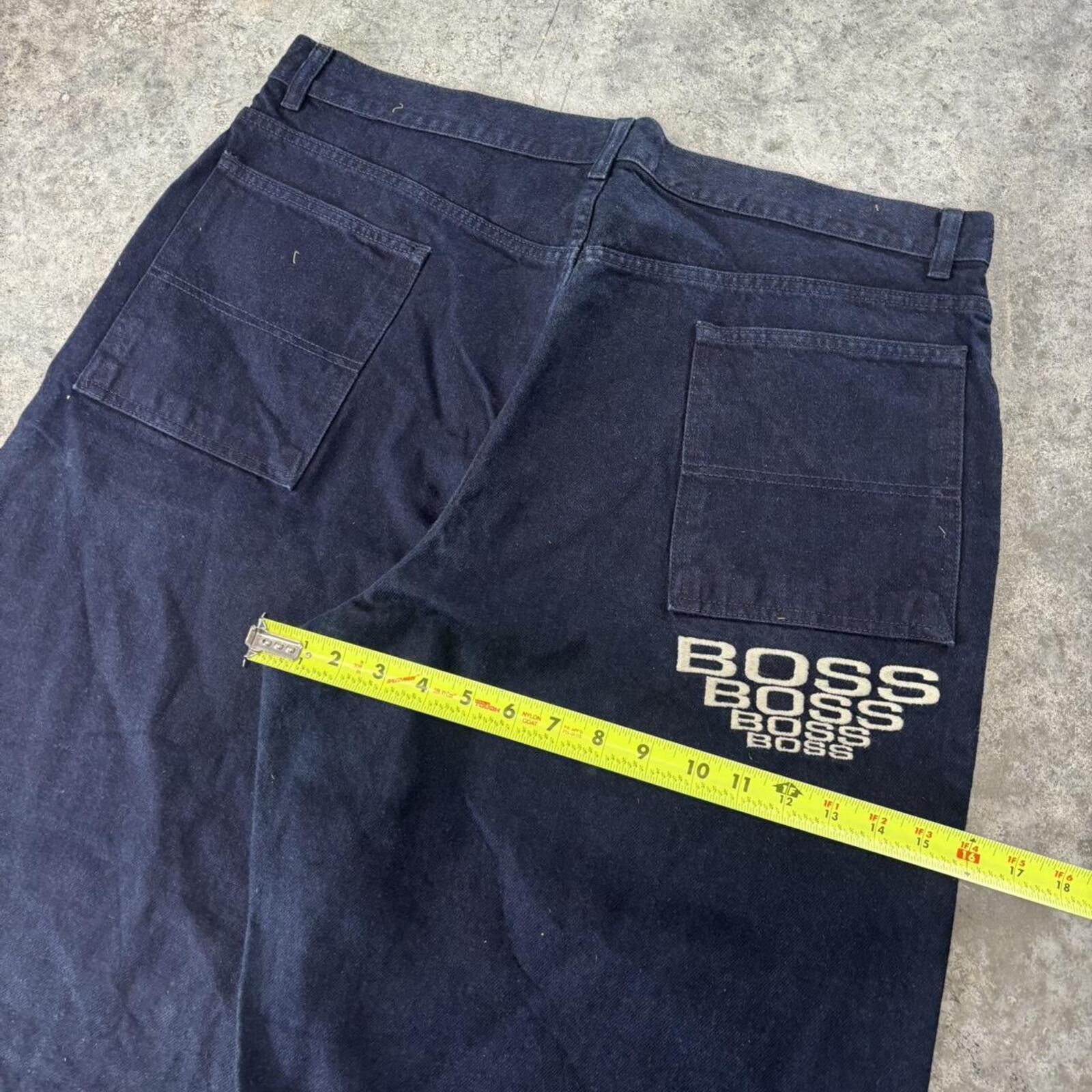 Hugo Boss Boss Y2K Baggy Wide Leg Vintage Style Jorts Size US 40 / EU 56 - 3 Thumbnail