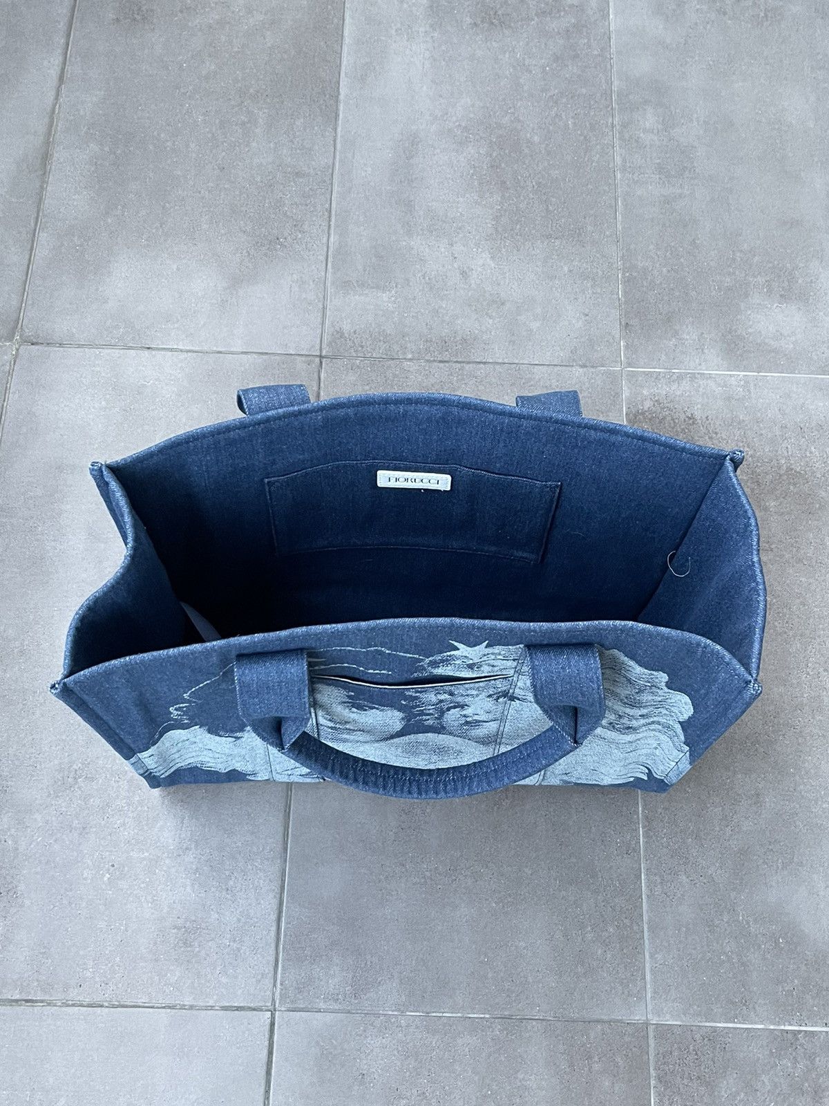 Fiorucci !DS! SS23 Fiorucci Angels Denim Blue Shopper Bag Size ONE SIZE - 11 Thumbnail