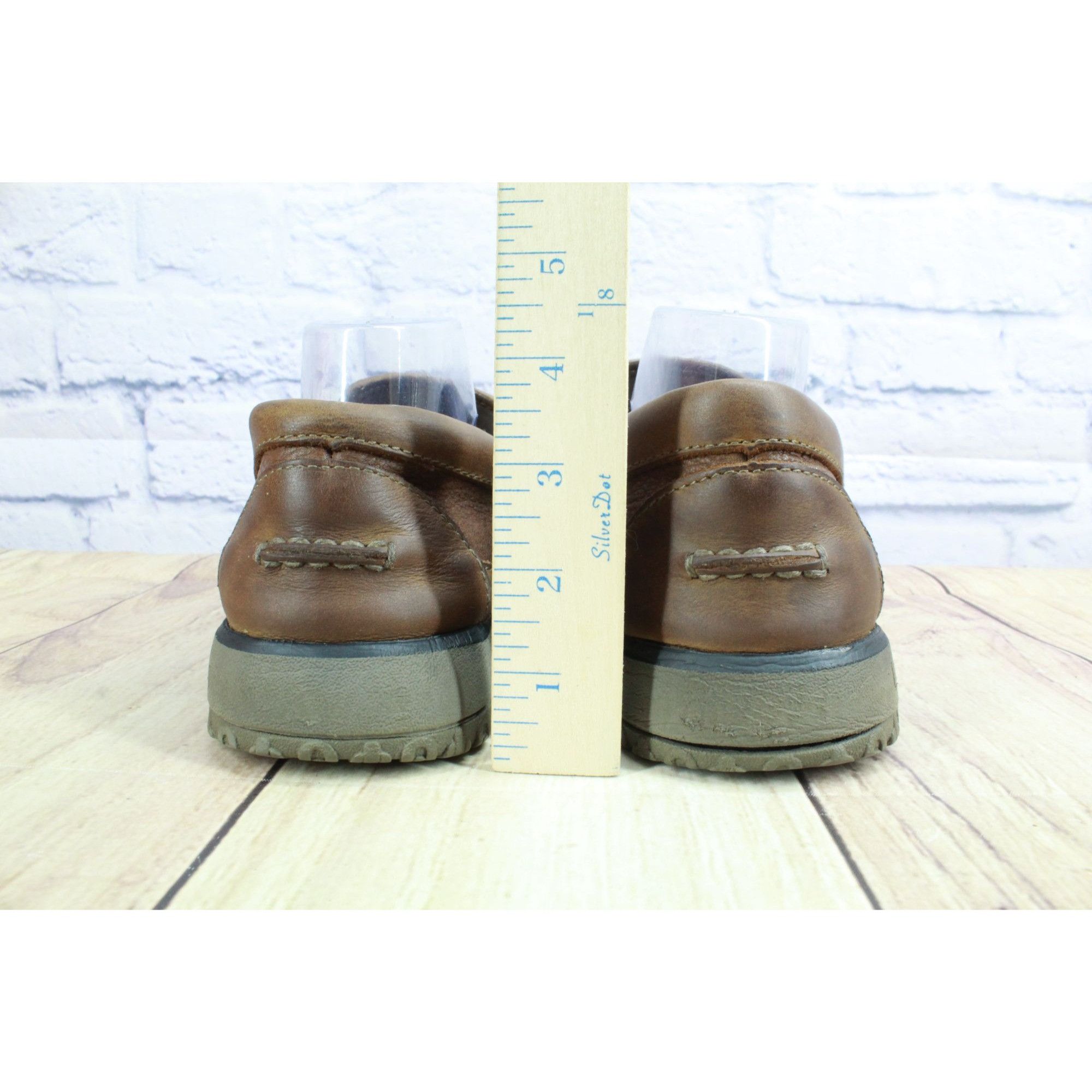 L.L. Bean LL Bean Dark Brown Shearling Lined Slipper Mocs Size 10 M Size US 10 / EU 43 - 6 Thumbnail