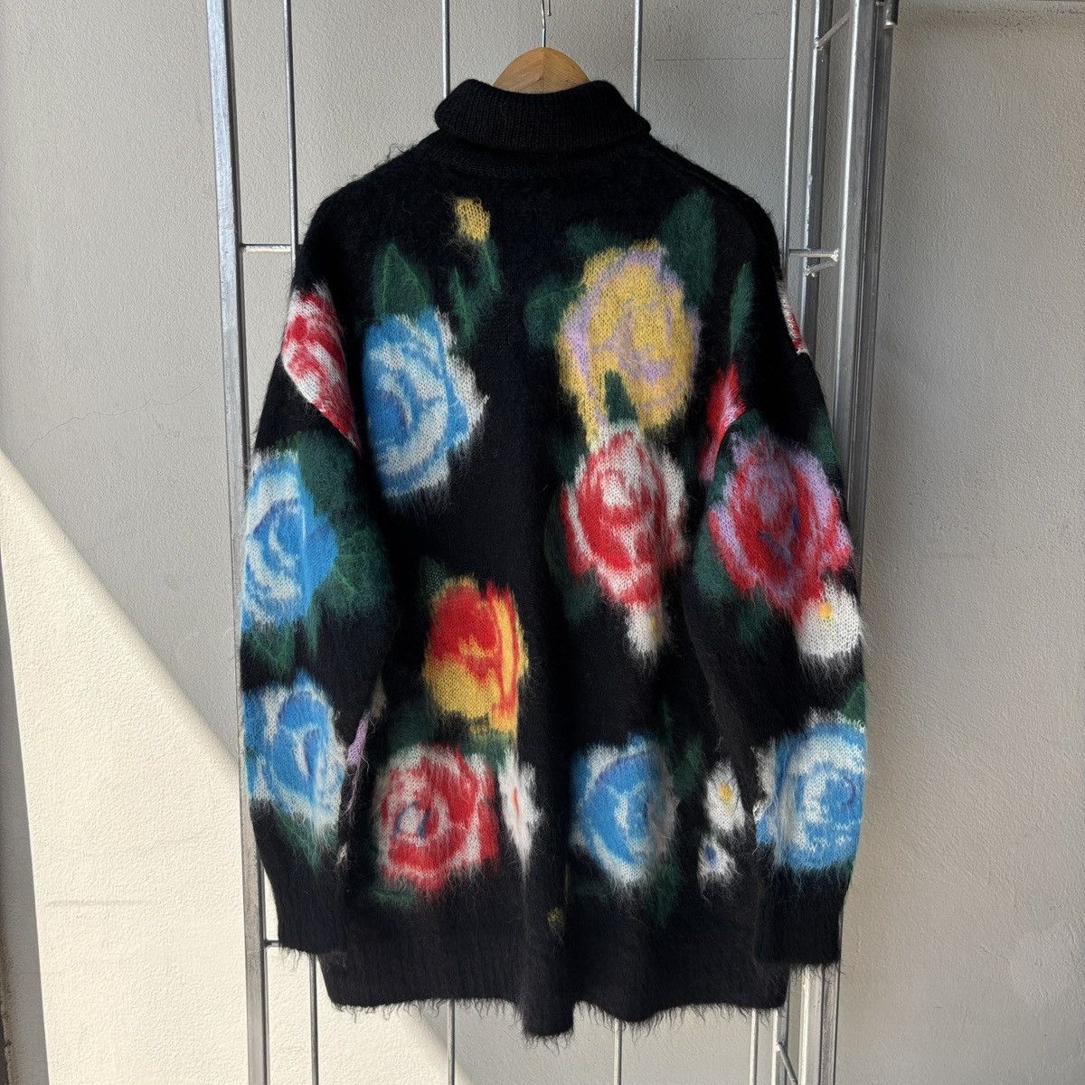 Miu Miu Miu Miu Roses Intarsia Mohair Sweater Size ONE SIZE - 3 Thumbnail
