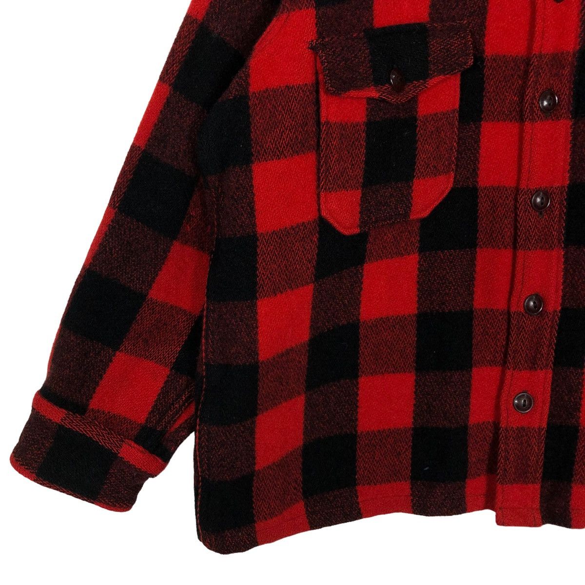 Vintage 🔥70’s Vintage Woolrich Wool Jacket Work Tartan Design Size US M / EU 48-50 / 2 - 4 Thumbnail