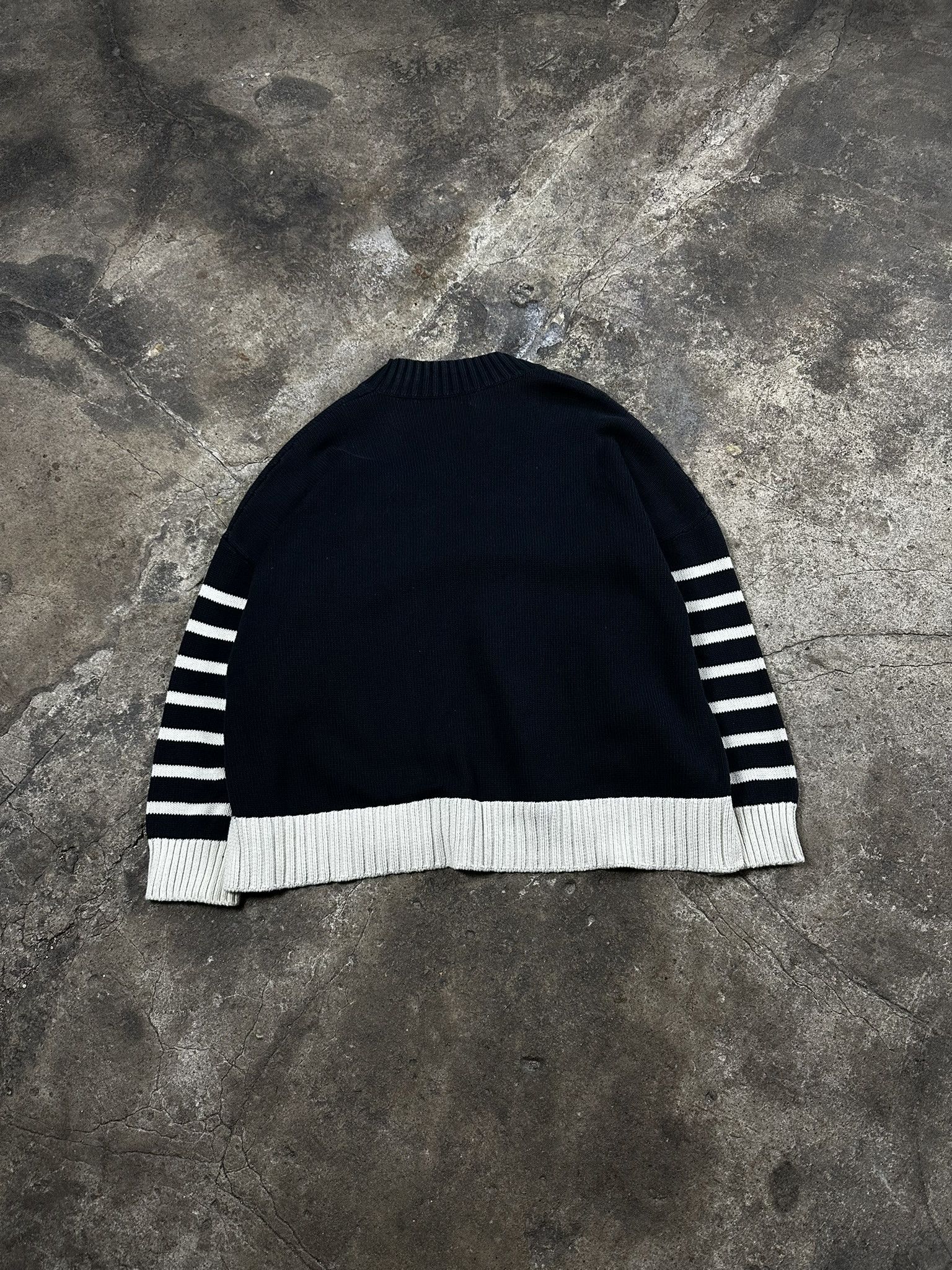 Weekend Max Mara Weekend Max Mara Cotton Knit Sweater Navy Size S / US 4 / IT 40 - 3 Thumbnail