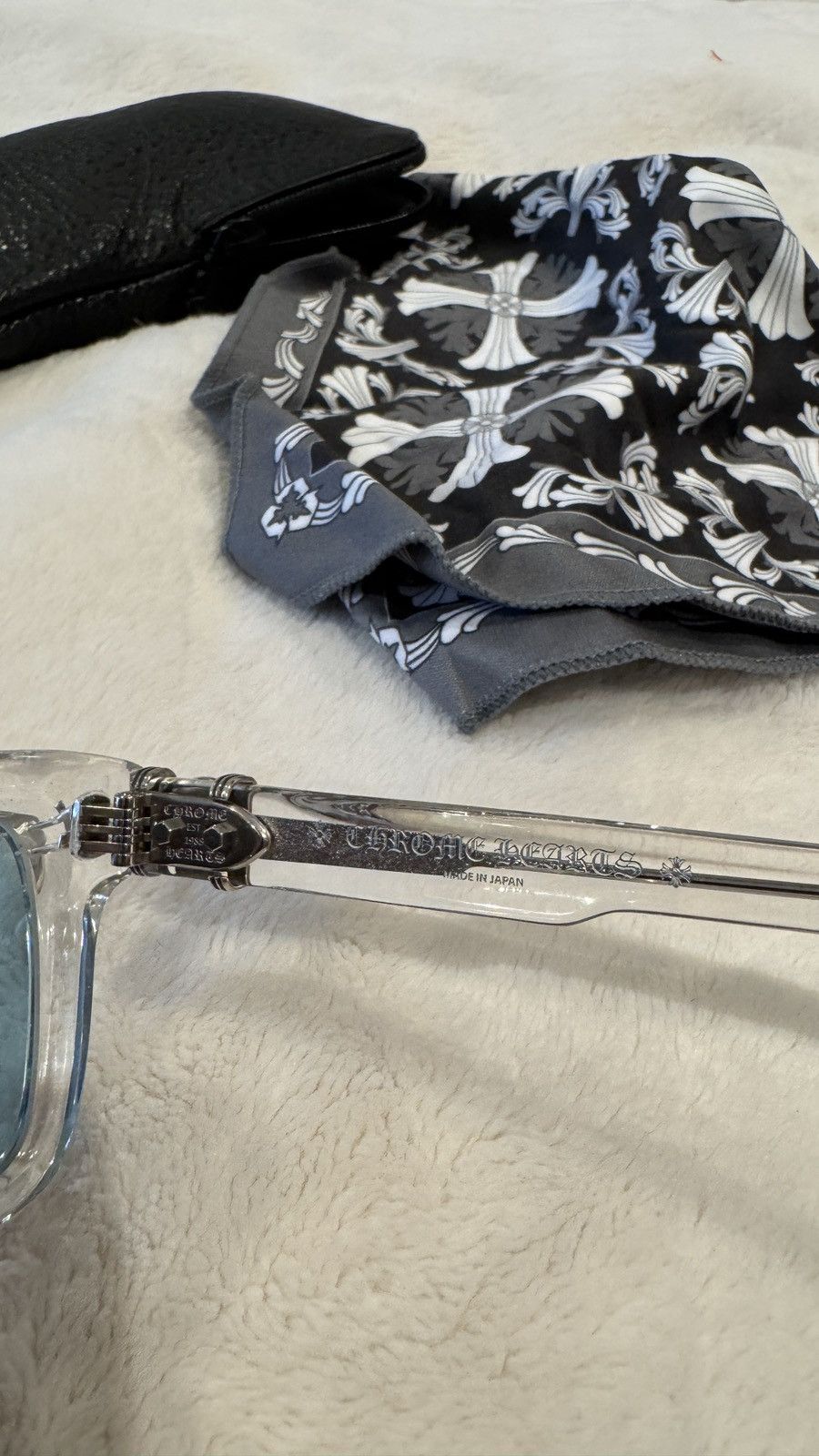 Chrome Hearts Chrome Hearts Blue Tinted Shades + Clear Frames Size ONE SIZE - 7 Thumbnail