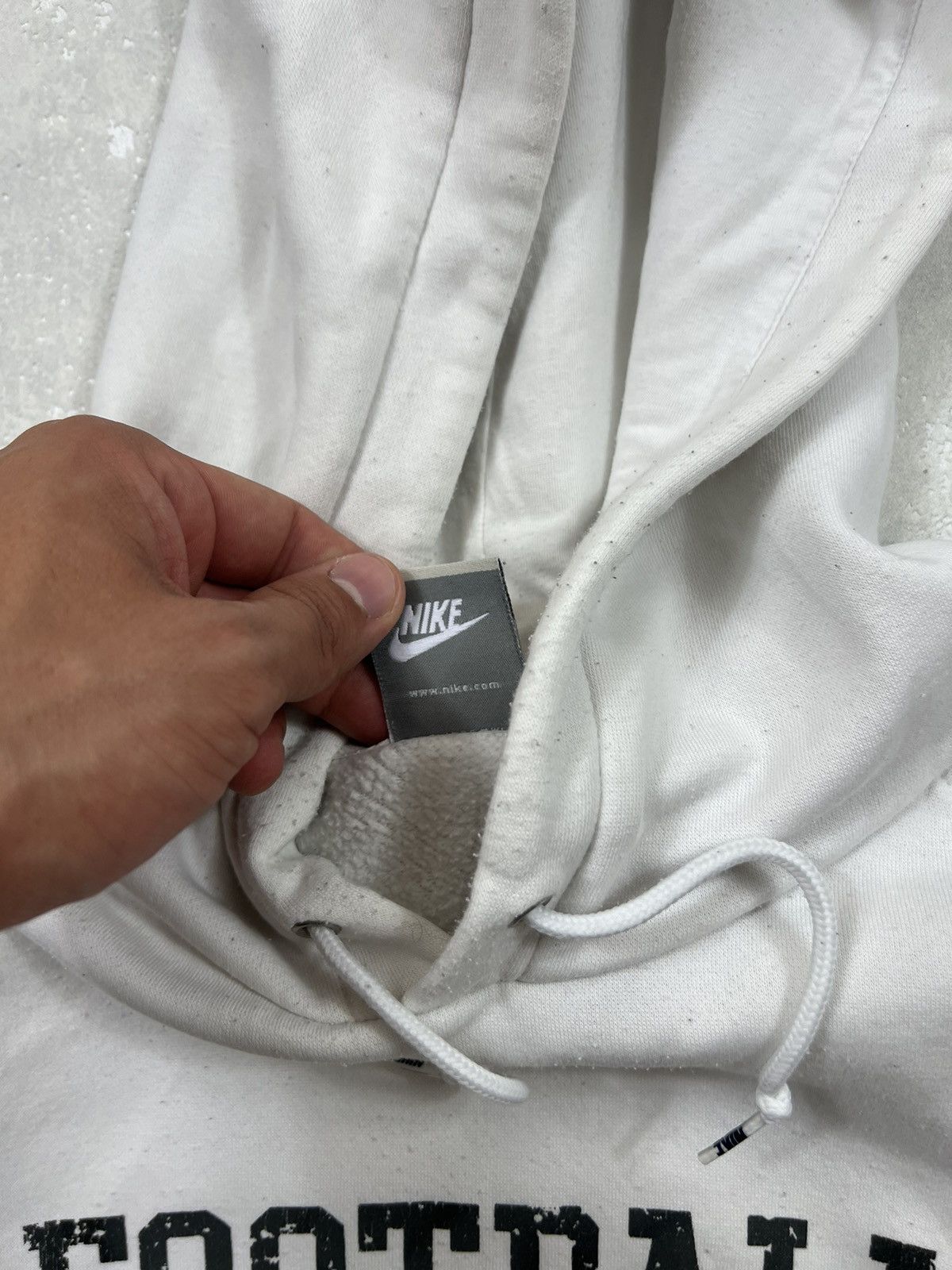 Nike 00’s NIKE AMERICAN FOOTBALL SWOOSH RUGBY LOGO Y2K HOODIE Size US L / EU 52-54 / 3 - 7 Thumbnail
