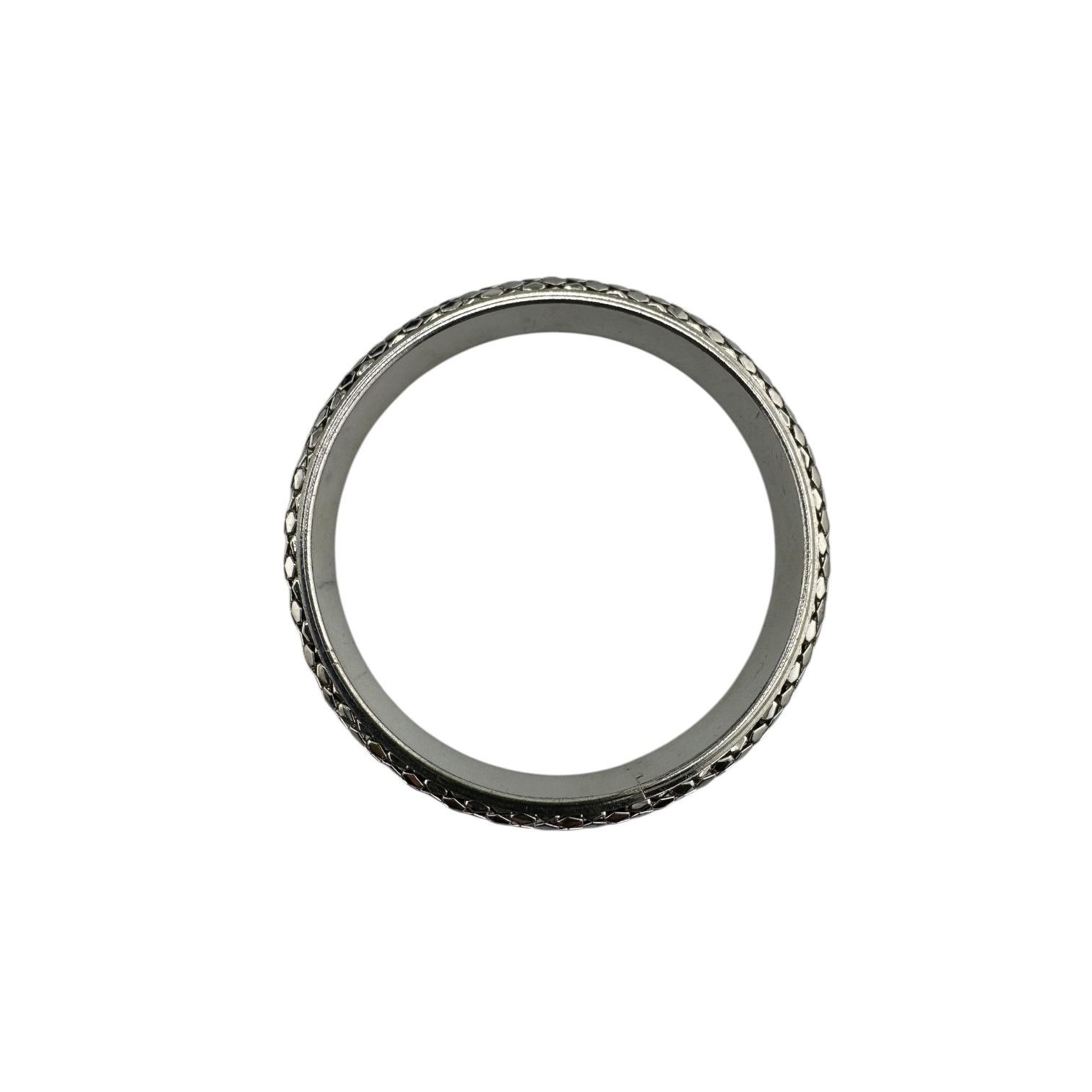 Other Silver Serpent Cuff Textured Metal Bangle Effortless Edge Size ONE SIZE - 3 Thumbnail