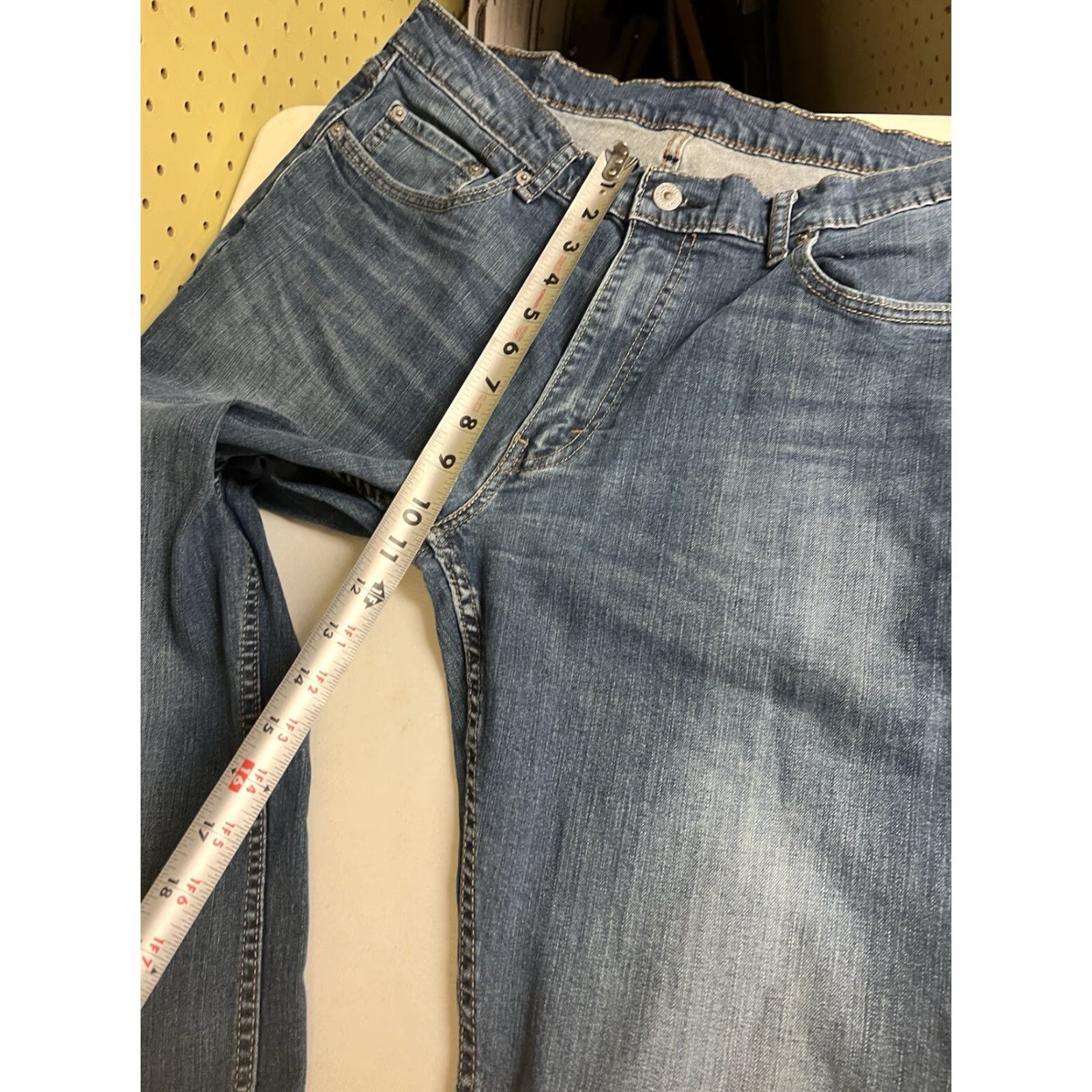 Levi's Levi's 559 Jeans Mens 35x30 Blue Denim Straight Relaxed Regular Fit 559 Model Vintage No Size US 35 - 6 Thumbnail