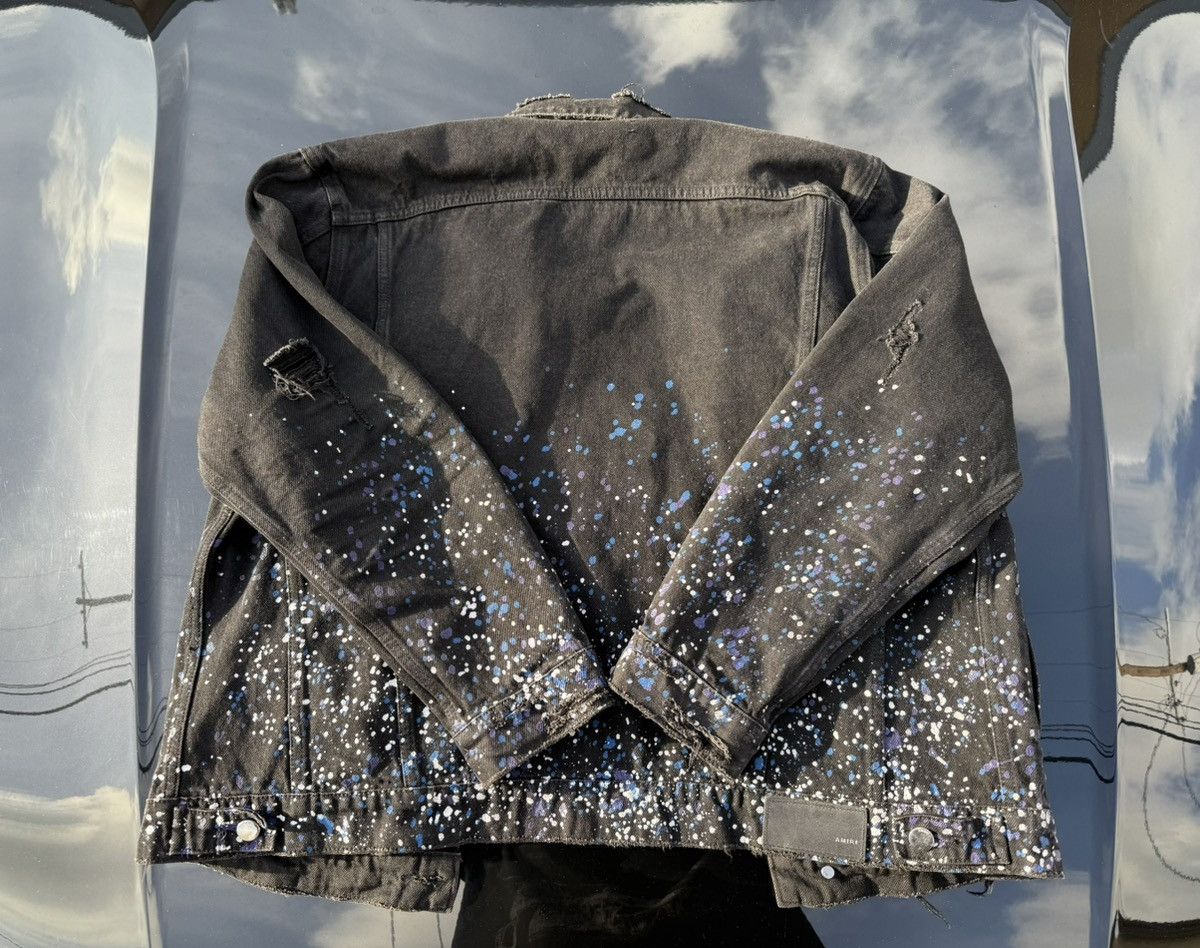 Amiri Amiri Black Denim Jacket Rare Size US XL / EU 56 / 4 - 8 Thumbnail