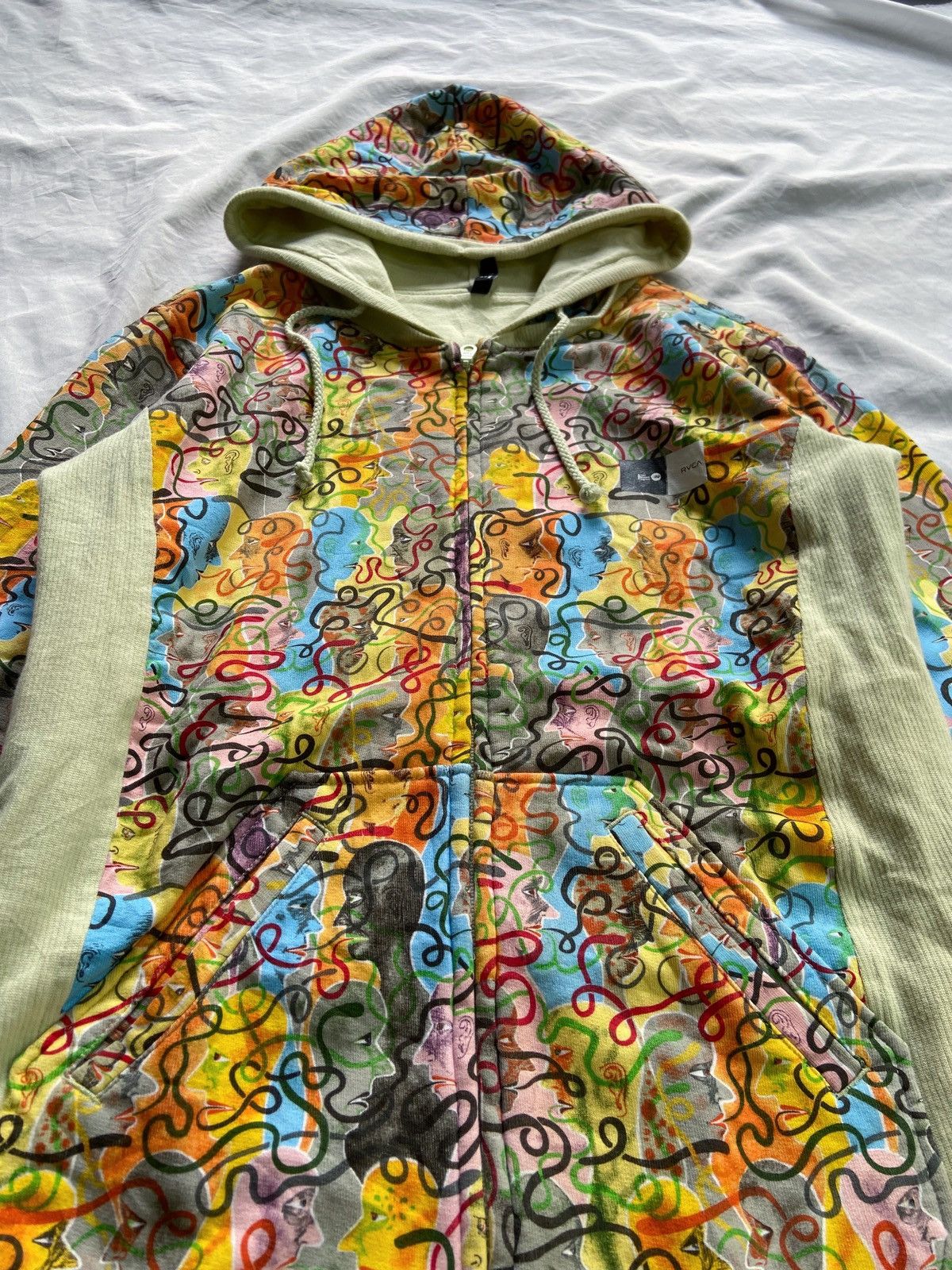 RVCA ARTISTIC NETWORK RVCA DESIGN ZIP HOODIE Size US M / EU 48-50 / 2 - 2 Thumbnail