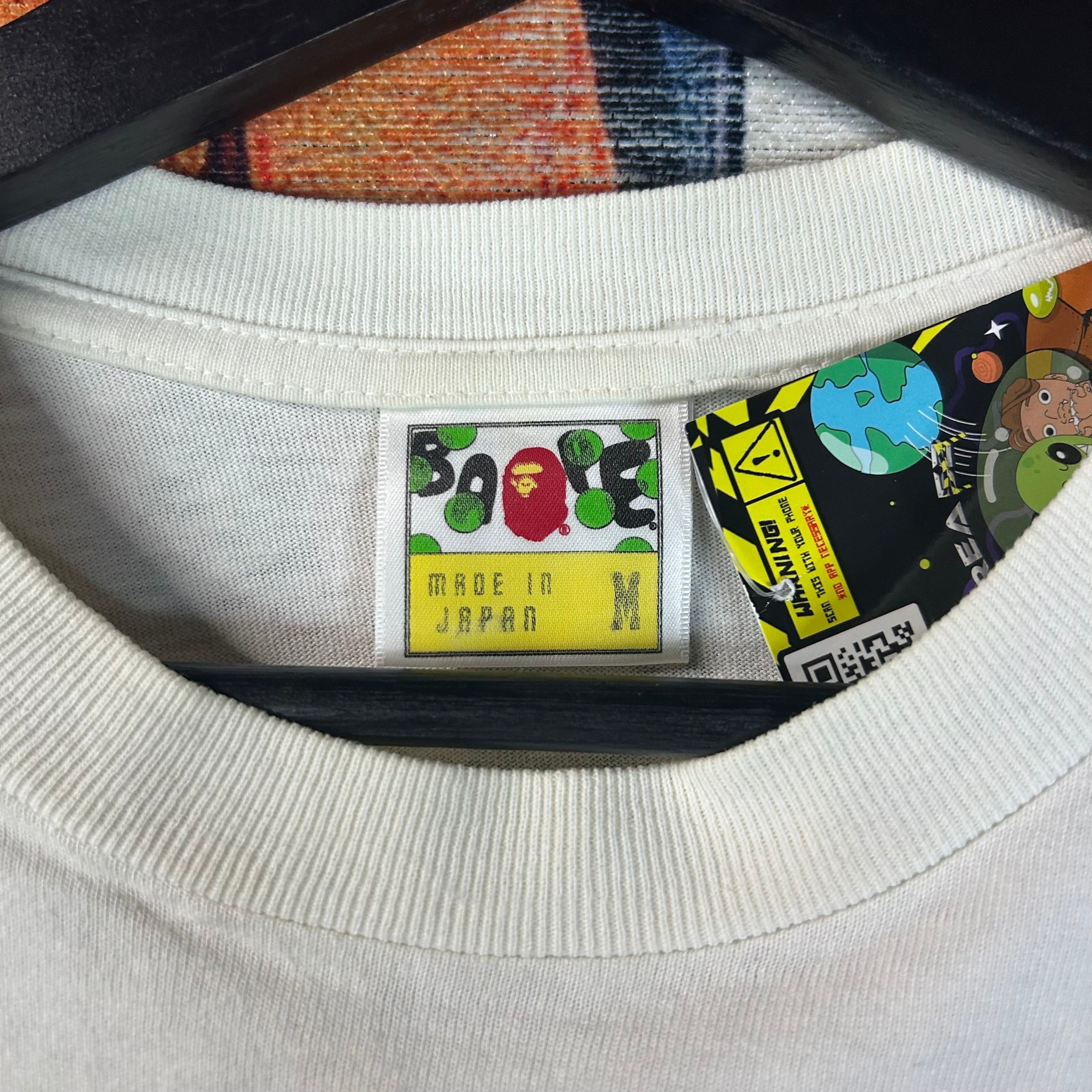 Bape Bape Baby Milo ASNKA Peace Sign Tee Size Medium Size US M / EU 48-50 / 2 - 3 Thumbnail