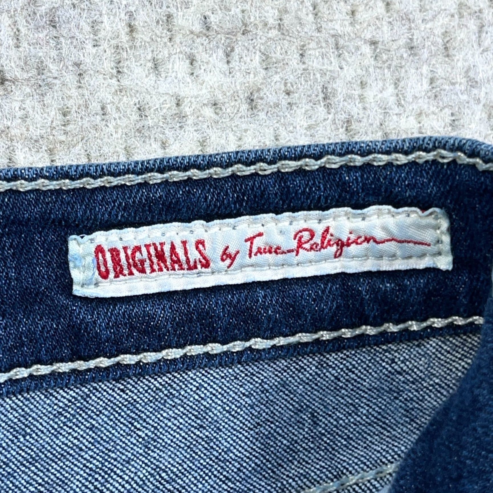 True Religion True Religion Jeans Women 30 Becca Boot Cut Dark Wash Mid Rise Made In USA Size 30" / US 8 / IT 44 - 3 Thumbnail