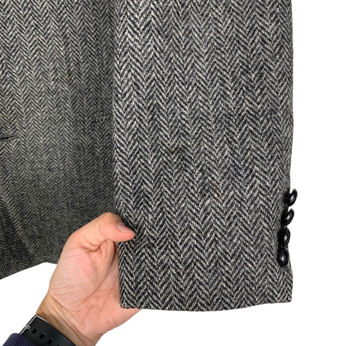 Harris Tweed Harris Tweed Herringbone Wool Casual Jacket Size US L / EU 52-54 / 3 - 13 Thumbnail
