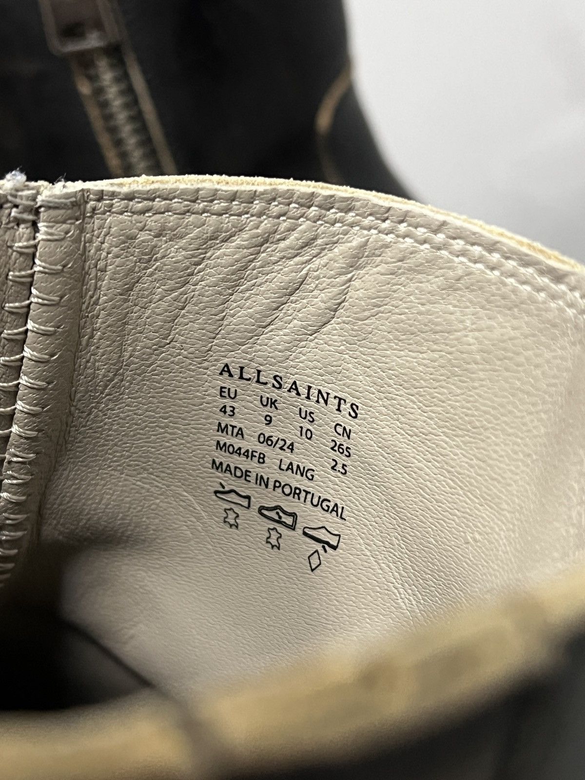 Allsaints Allsaint faded boots vintage moto archive style Size US 10 / EU 43 - 13 Thumbnail