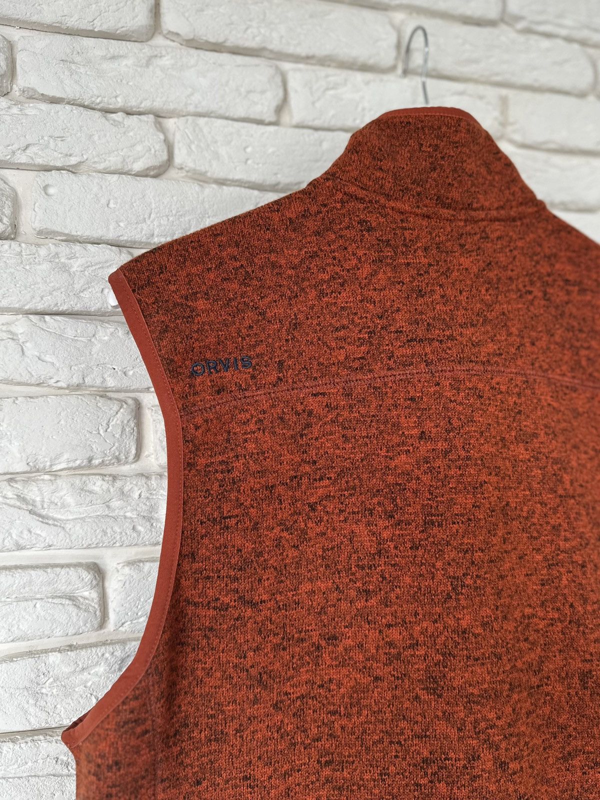 Orvis ORVIS Men's Fleece Logo Jacket Waistcoat Zipper Size L Size US L / EU 52-54 / 3 - 5 Thumbnail