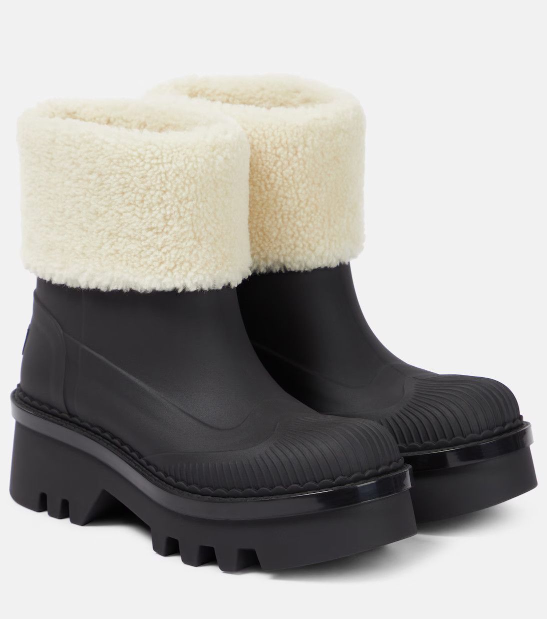 Chloe o1y0825 Ankle Boots in Black/Ivory Size US 5 / IT 35 - 1 Thumbnail