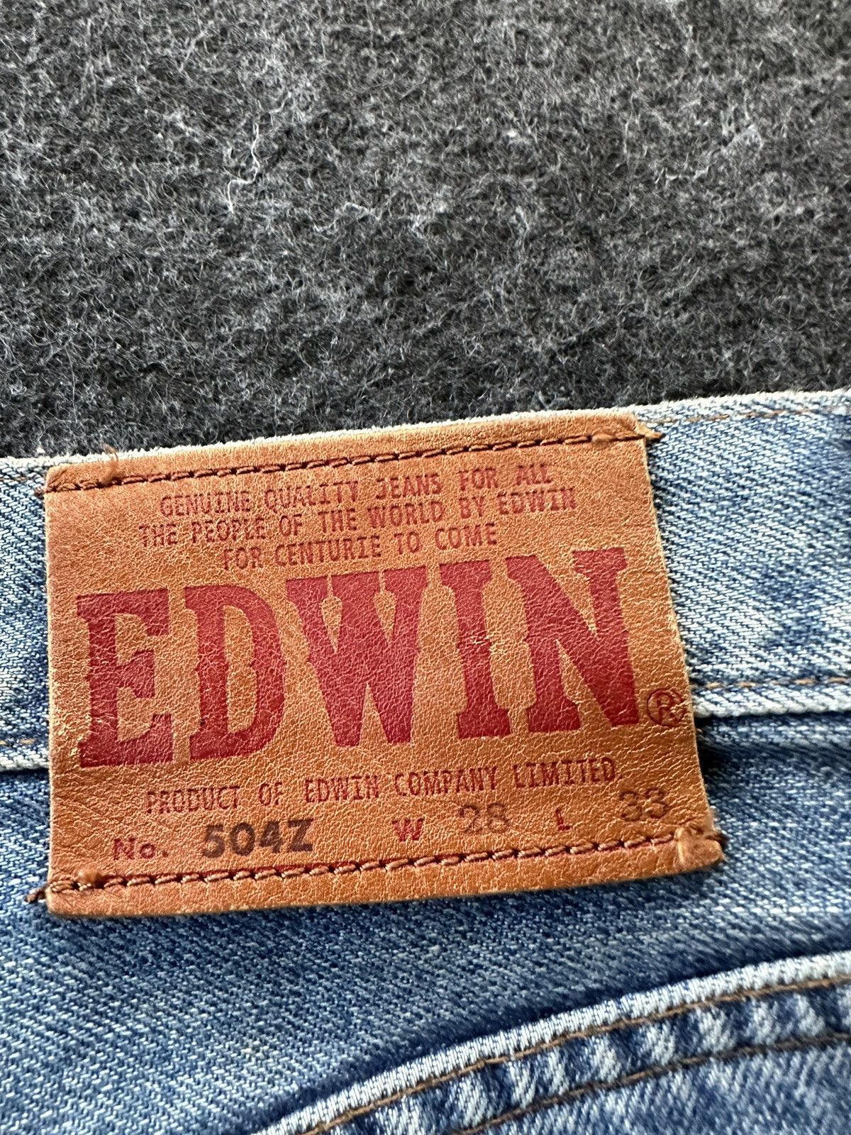 Edwin Vintage Edwin 504 Roomy Baggy Denim D523 Size US 26 / EU 42 - 10 Thumbnail