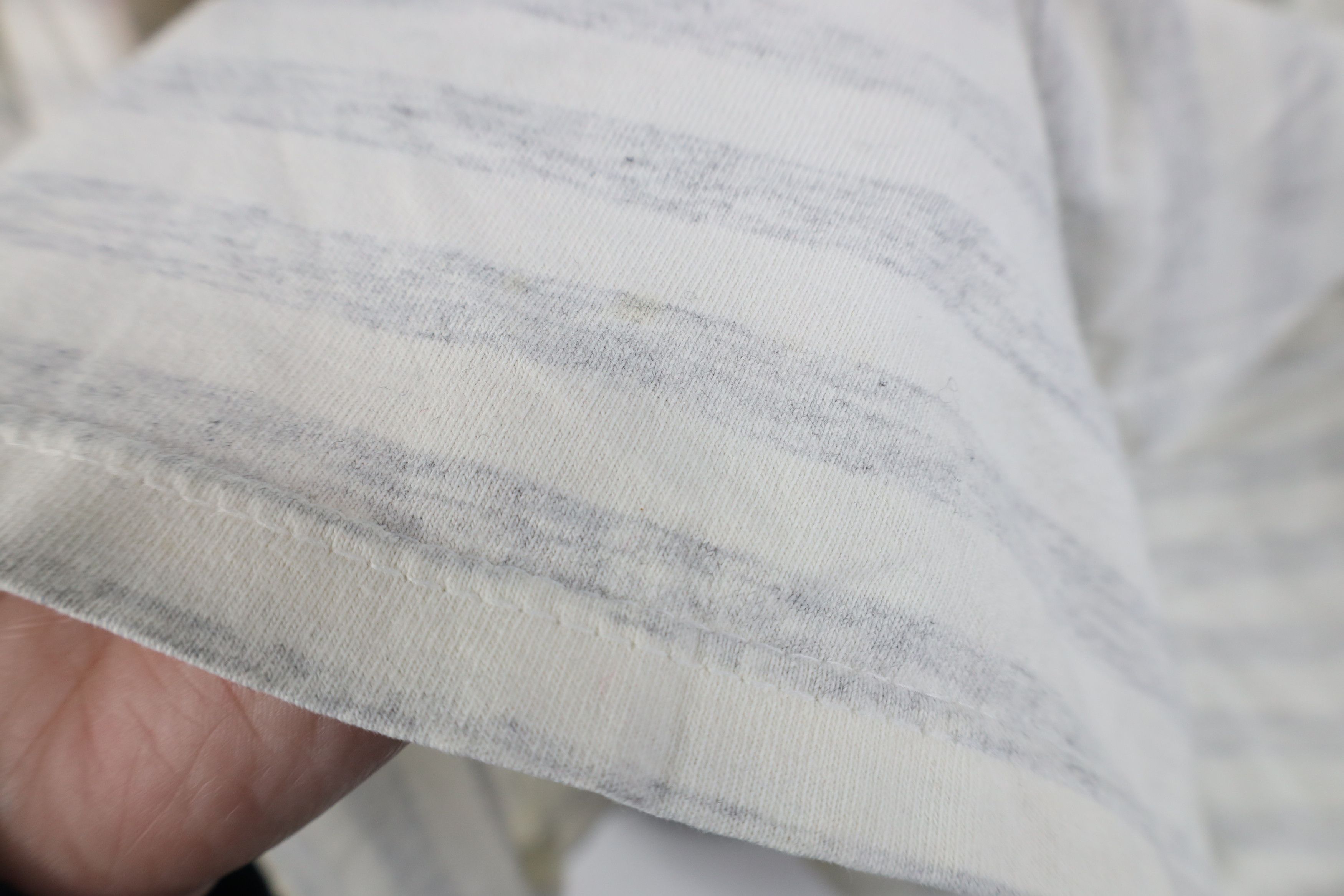 Vintage Vintage 90s Streetwear Art Striped Short Sleeve T-Shirt USA Size L / US 10 / IT 46 - 8 Thumbnail