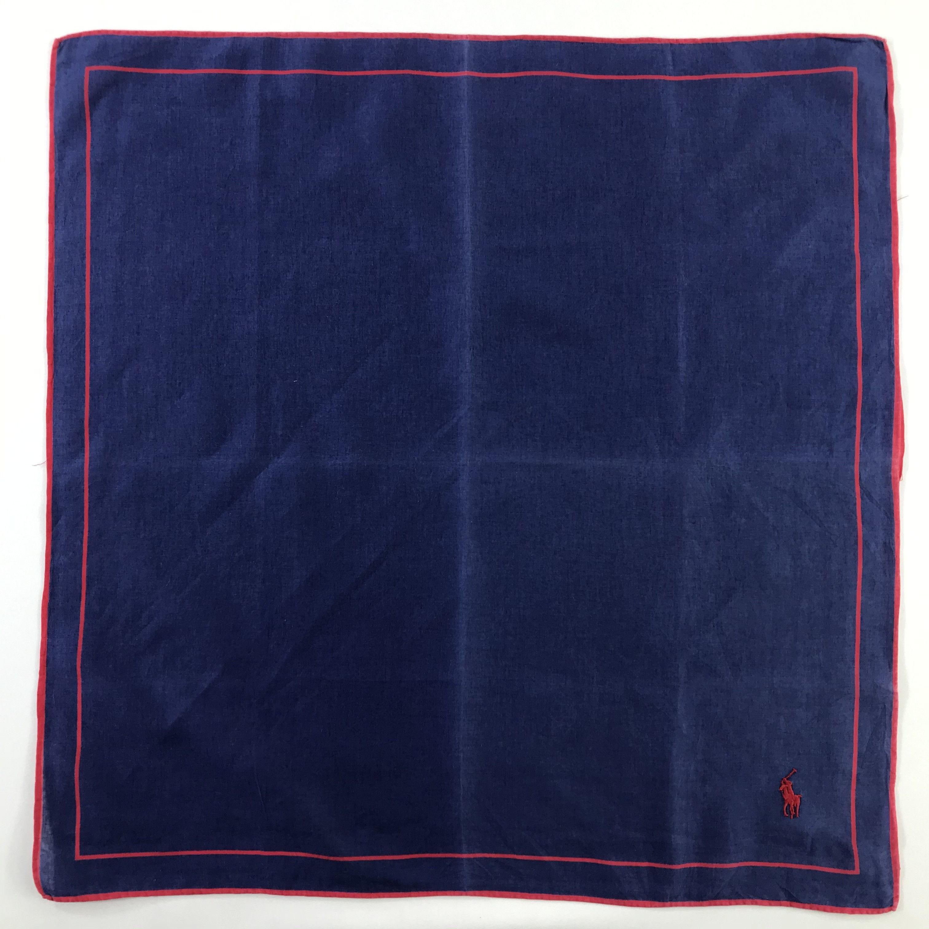 Polo Ralph Lauren × Vintage Polo Ralph Lauren Bandana / Handkerchief / Neckerchief -S384 Size ONE SIZE - 1 Thumbnail