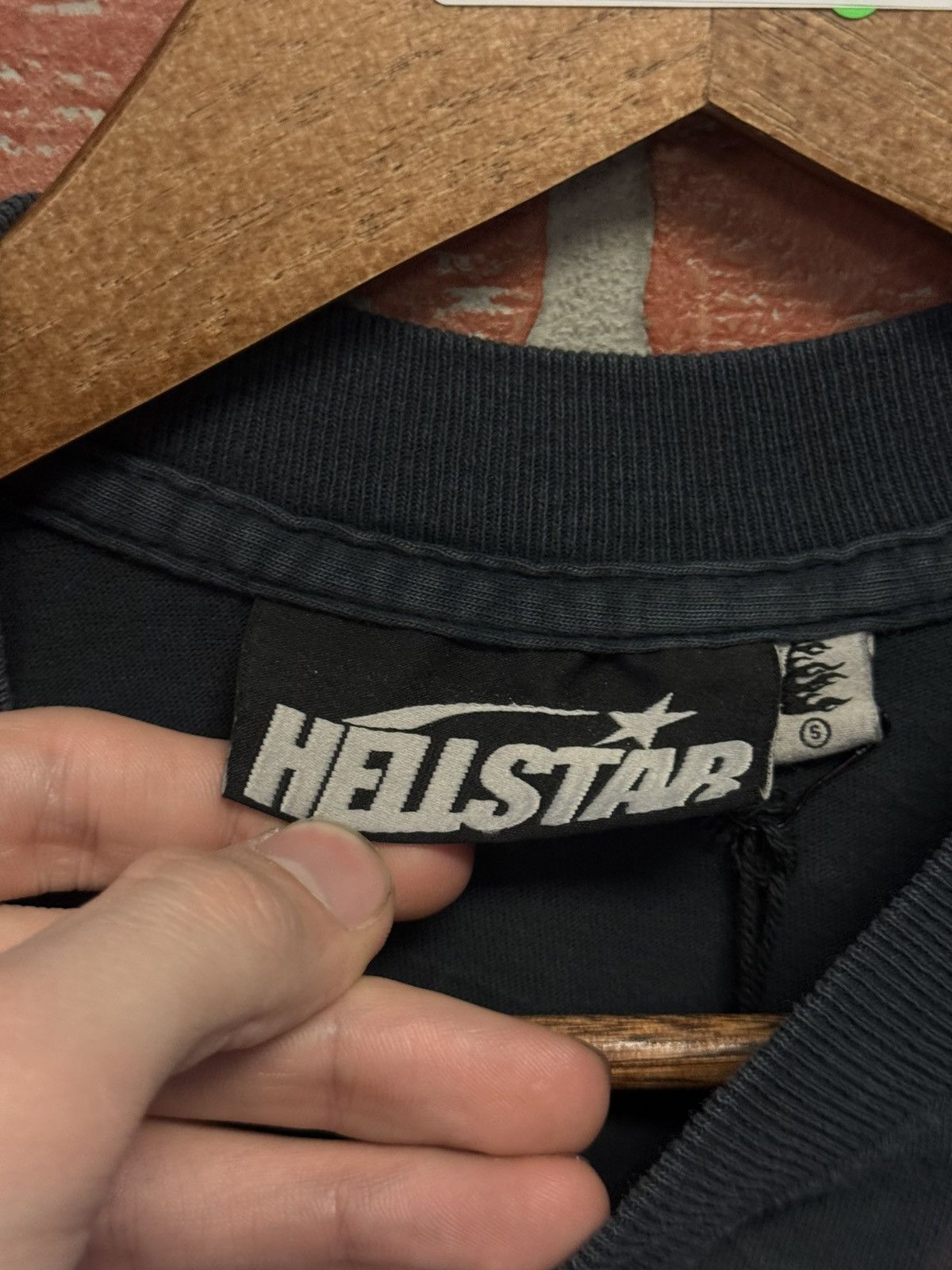 HELLSTAR Hellstar Black SuperMan Logo Tee Shirt 100% Authentic Size S Size US S / EU 44-46 / 1 - 7 Thumbnail
