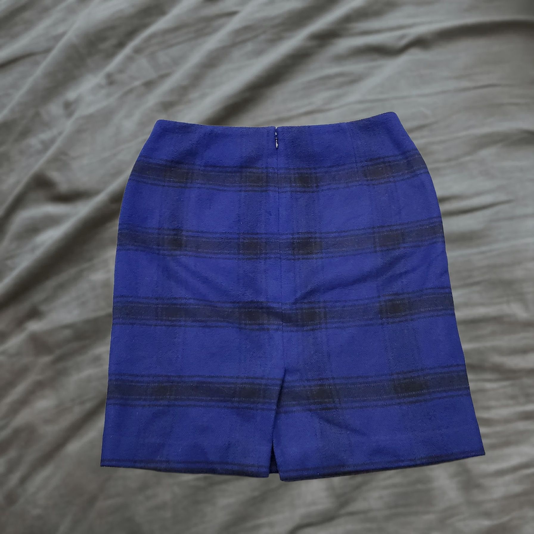 Talbots Talbots Skirt Womens 10 Multi Plaid Lined Back Zipper Pencil Straight STRETCH? Size 32" / US 10 / IT 46 - 1 Thumbnail