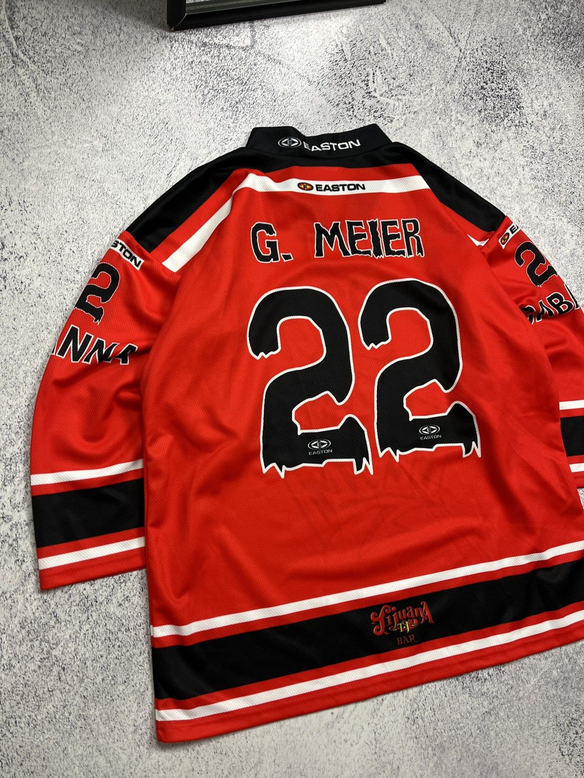 Sports Specialties × Vintage Vintage Cardiff Devils Ice Hockey Jersey G.Meier #22 Rare Size US XL / EU 56 / 4 - 7 Thumbnail
