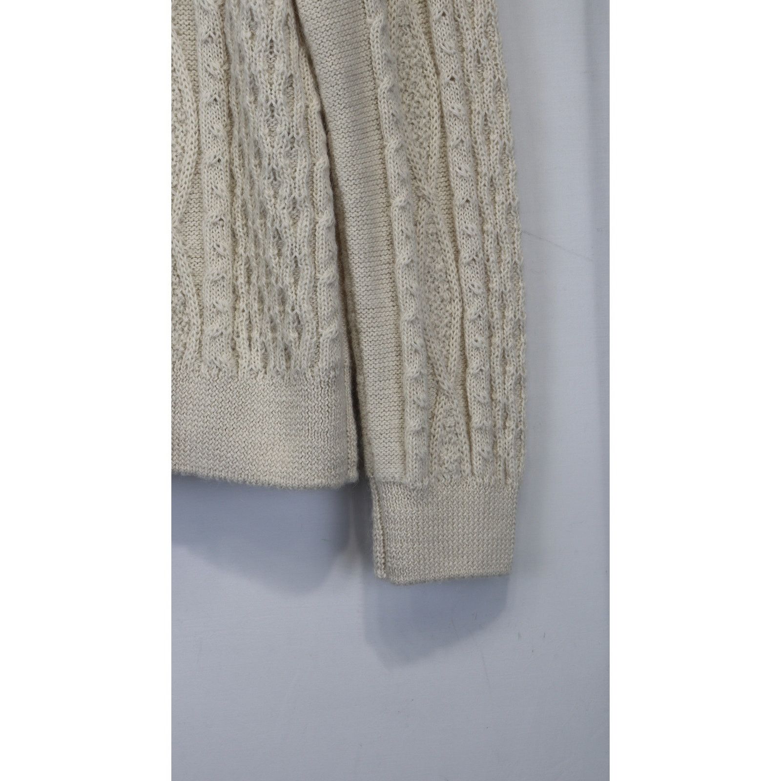 Bottega Veneta o1rshd1 MW Alpaca Aran Knitwear Sweater in Bone Size US L / EU 52-54 / 3 - 9 Thumbnail
