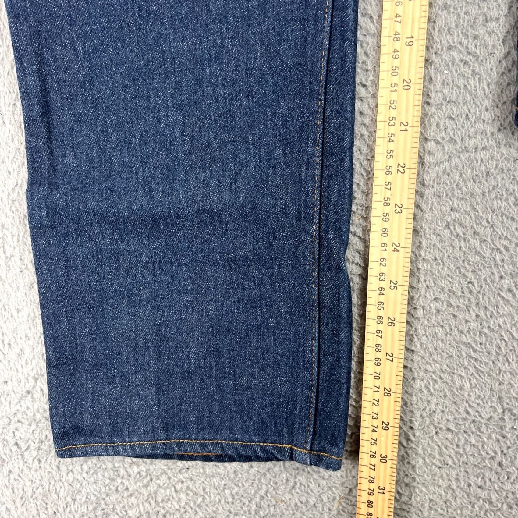 Levi's VINTAGE Levis Jeans Mens 36x30 Blue Orange Tab 509 0917 Cotton Blend USA 80s Size US 36 / EU 52 - 3 Thumbnail