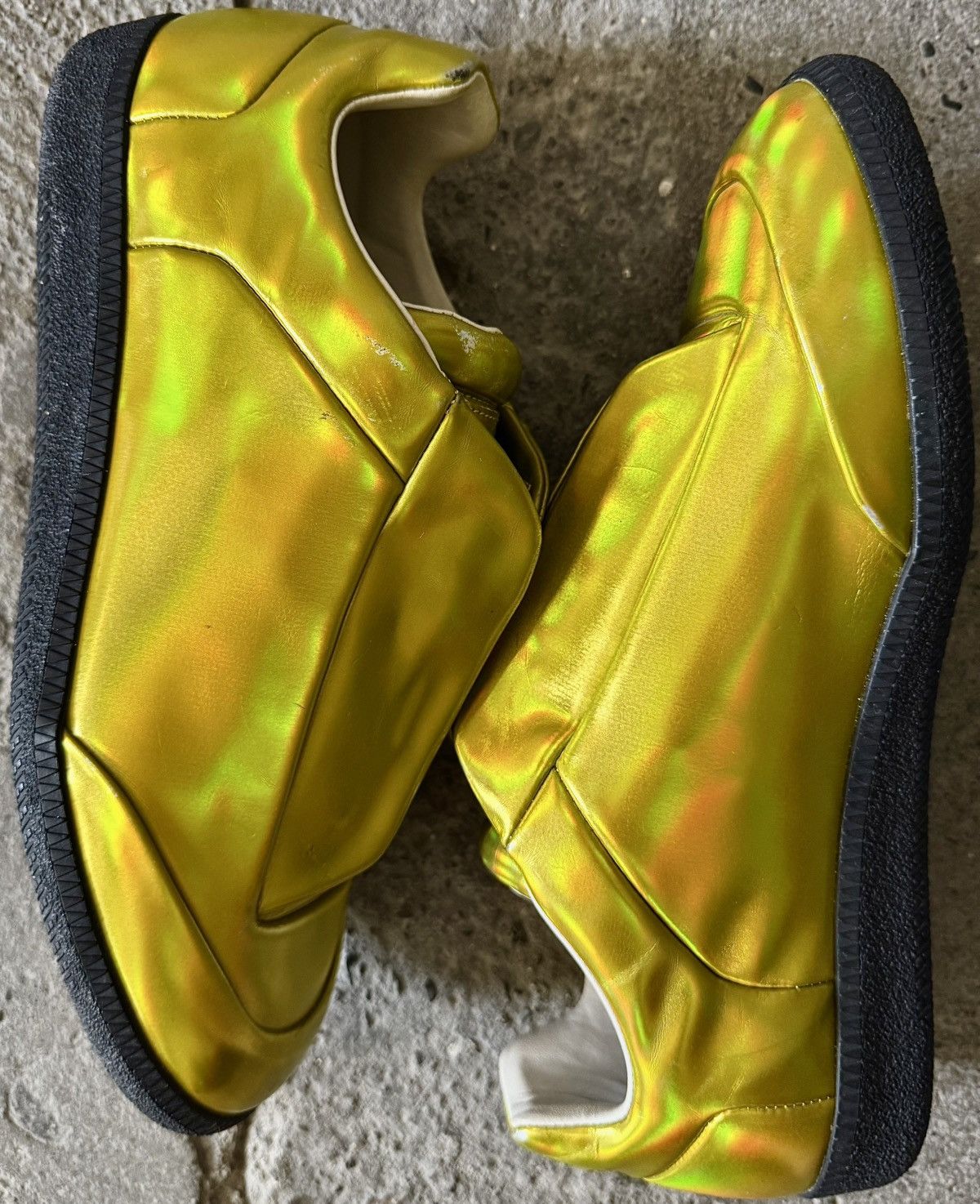 Maison Margiela Maison Margiela - Future - Metallic Low Top Sneaker Size US 8 / EU 41 - 15 Thumbnail