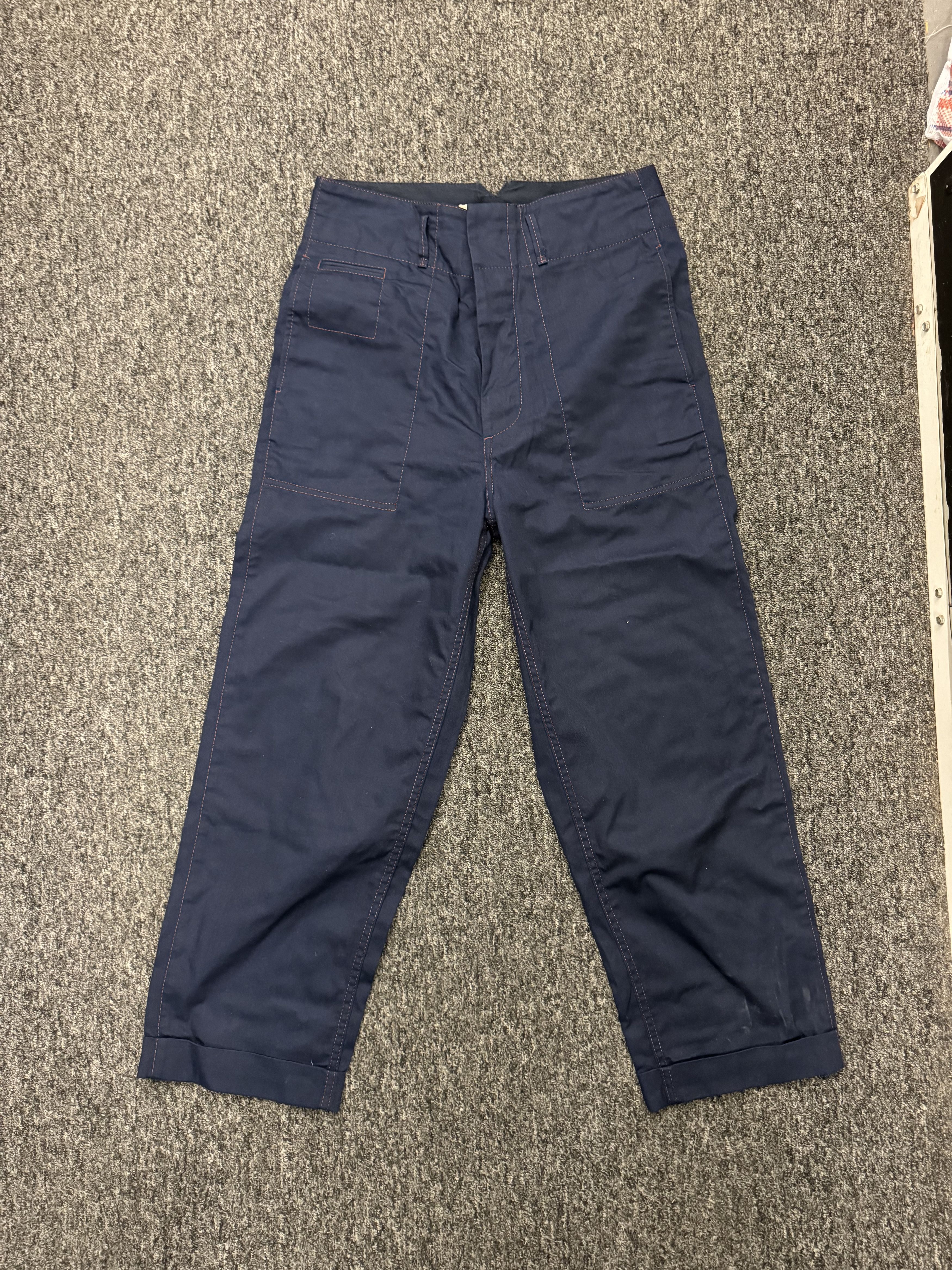 Marni Marni Contrast Stitch Workwear Cotton Pant Size US 28 / EU 44 - 1 Thumbnail