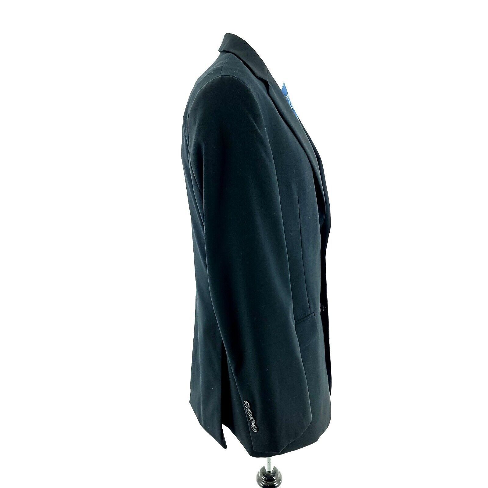 Pronto Uomo Pronto Uomo Wool Polyester Spandex 2 Button Suit Jacket 38R Size 38R - 6 Thumbnail