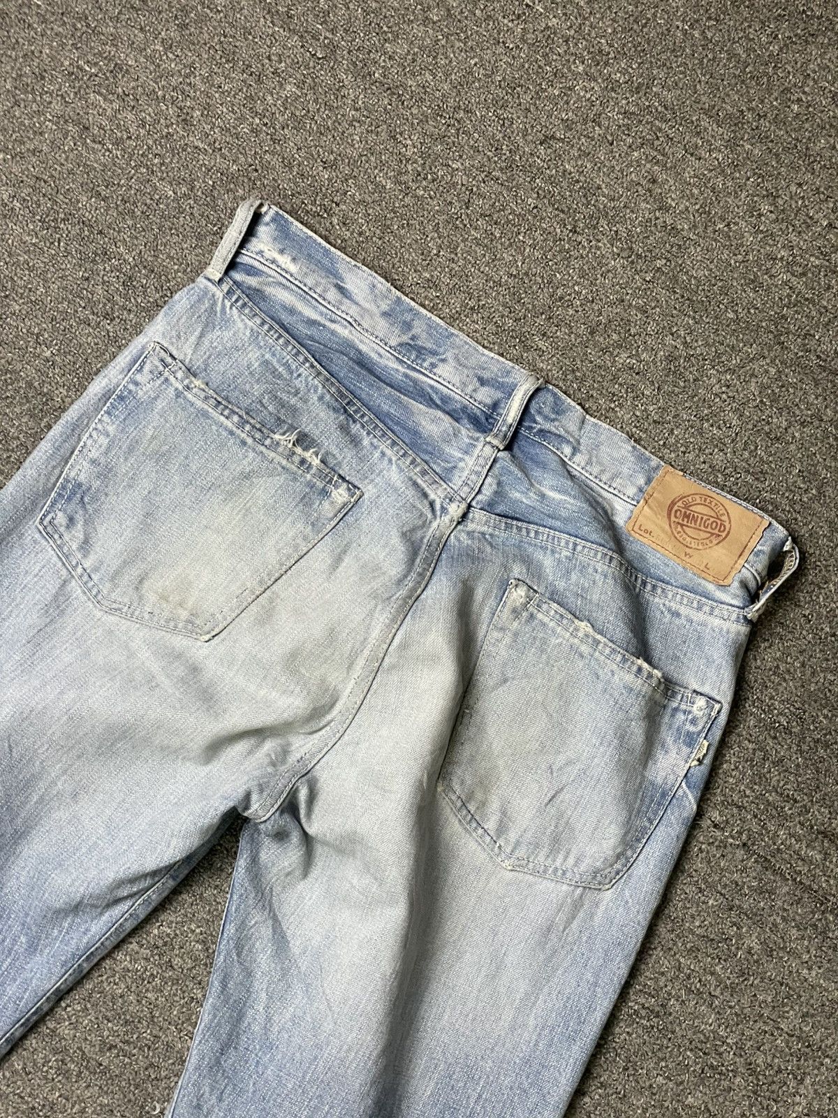 OMNIGOD × Vintage OMNIGOD Brand Casual Straight Cut Jeans (92) Size US 33 - 12 Thumbnail