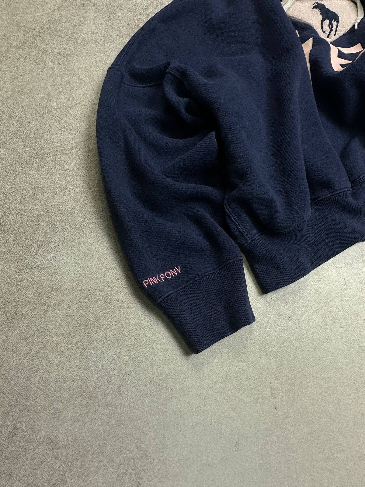 Polo Ralph Lauren Vintage Polo Ralph Lauren Pink Hoodie Big Pony Size L / US 10 / IT 46 - 7 Thumbnail