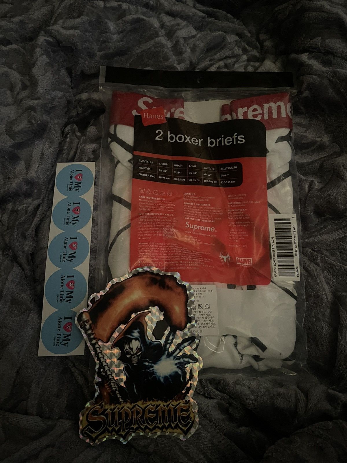 Supreme Supreme Spider-Man Boxers Size 30 - 2 Thumbnail