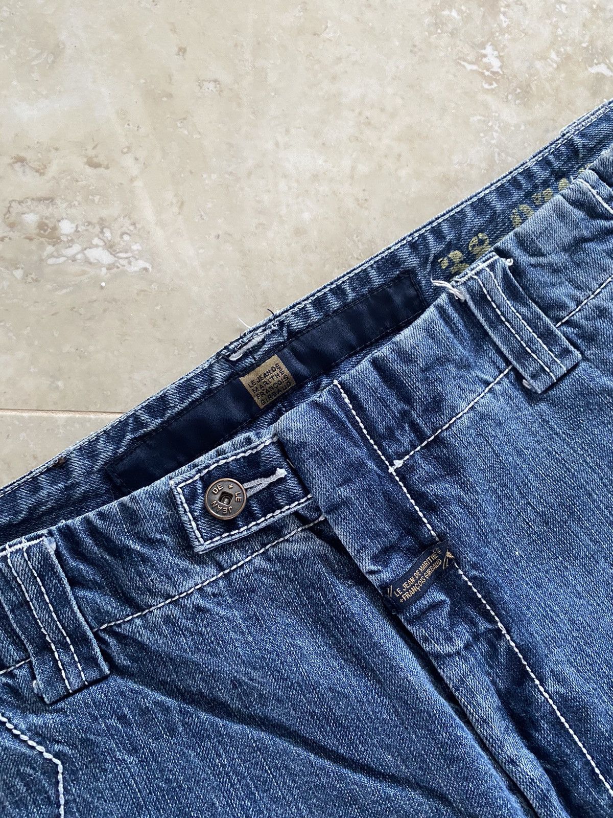 Marithe + Francois Girbaud Vintage Crazy Denim Marithe Francois Girbaud Baggy Shorts Size US 38 / EU 54 - 7 Thumbnail