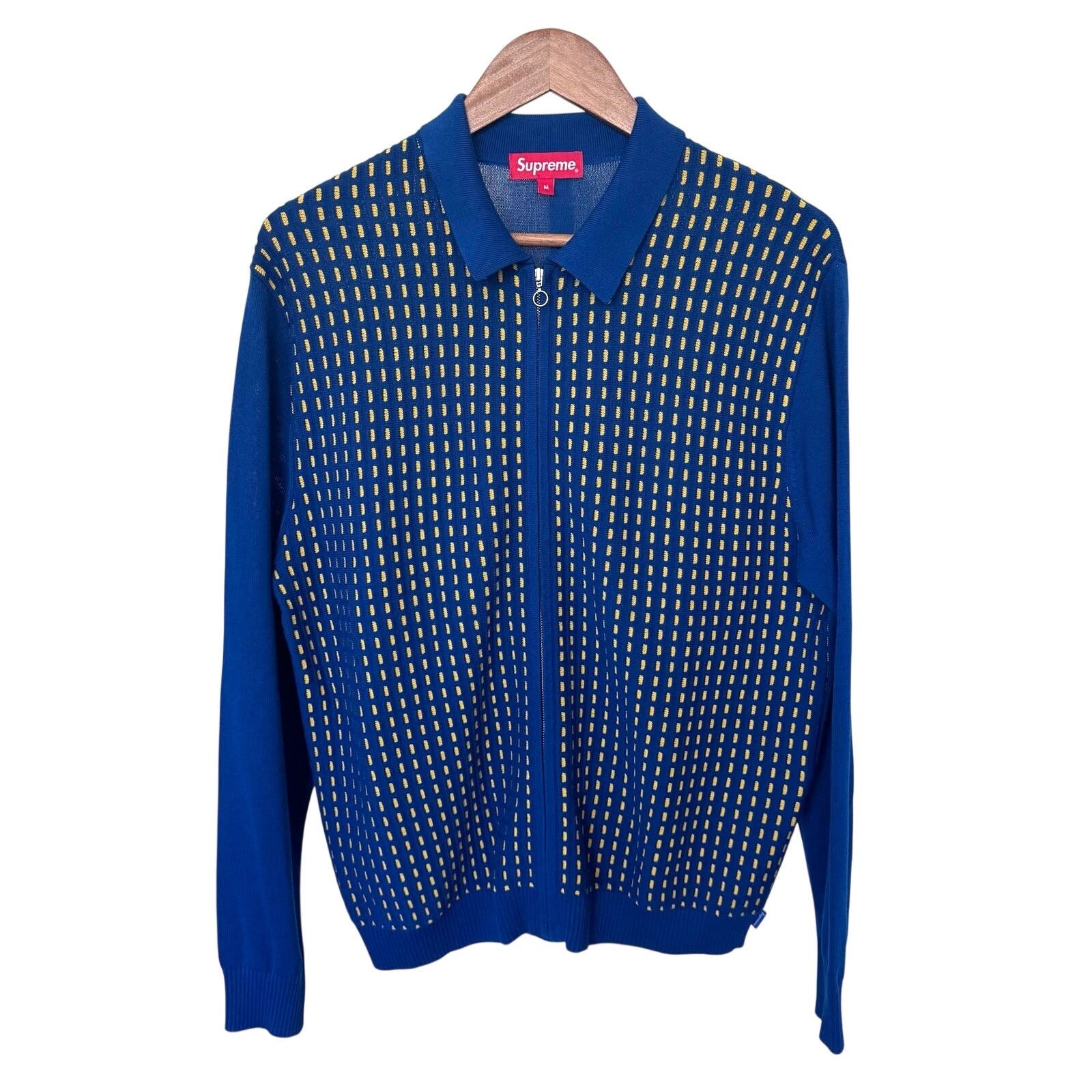 Supreme Supreme SS26 Checkerboard Cardigan Yellow | Grailed
