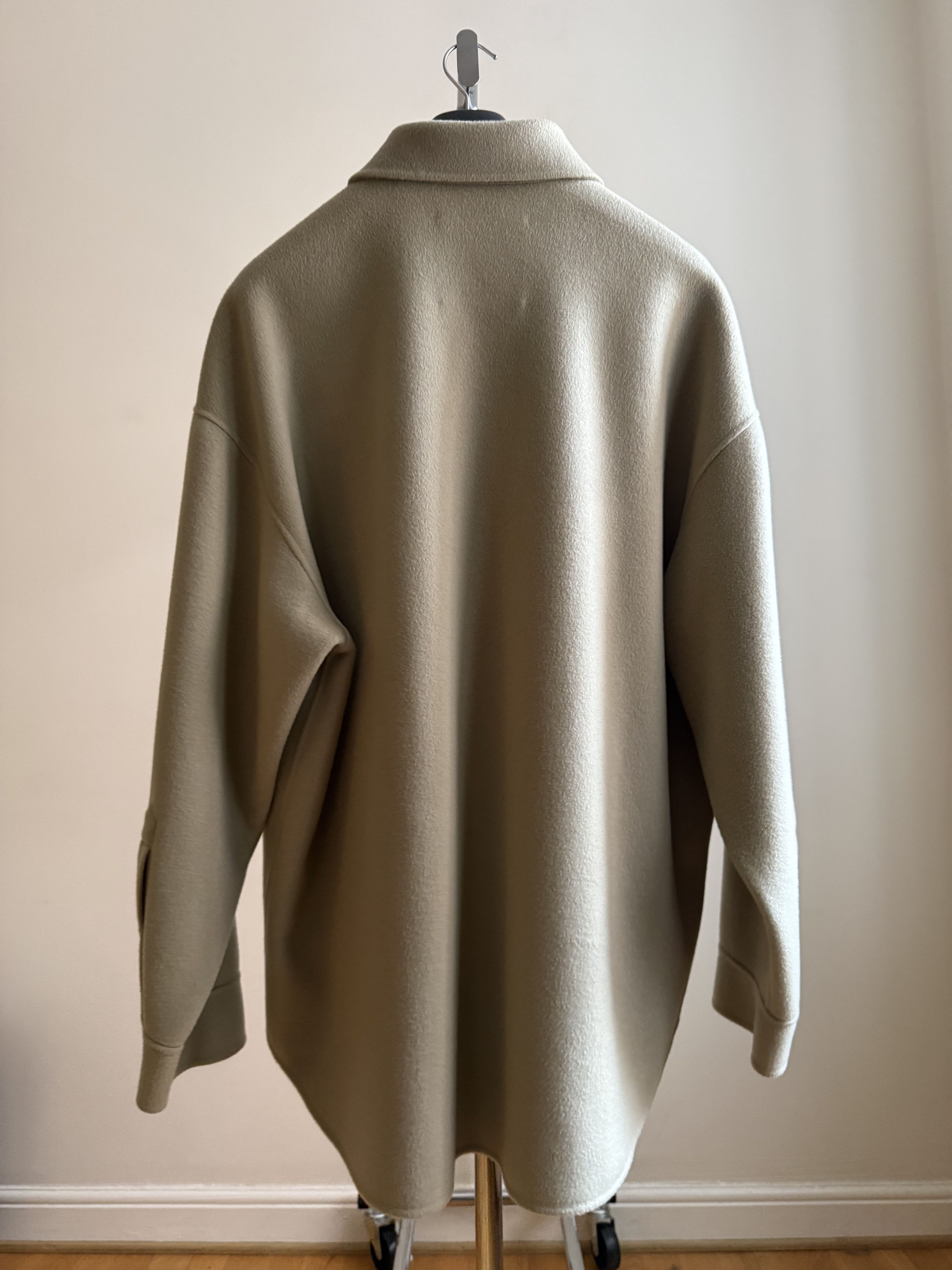 Nanushka MARTIN Double Wool And Silk Blend Overshirt Size US M / EU 48-50 / 2 - 2 Thumbnail
