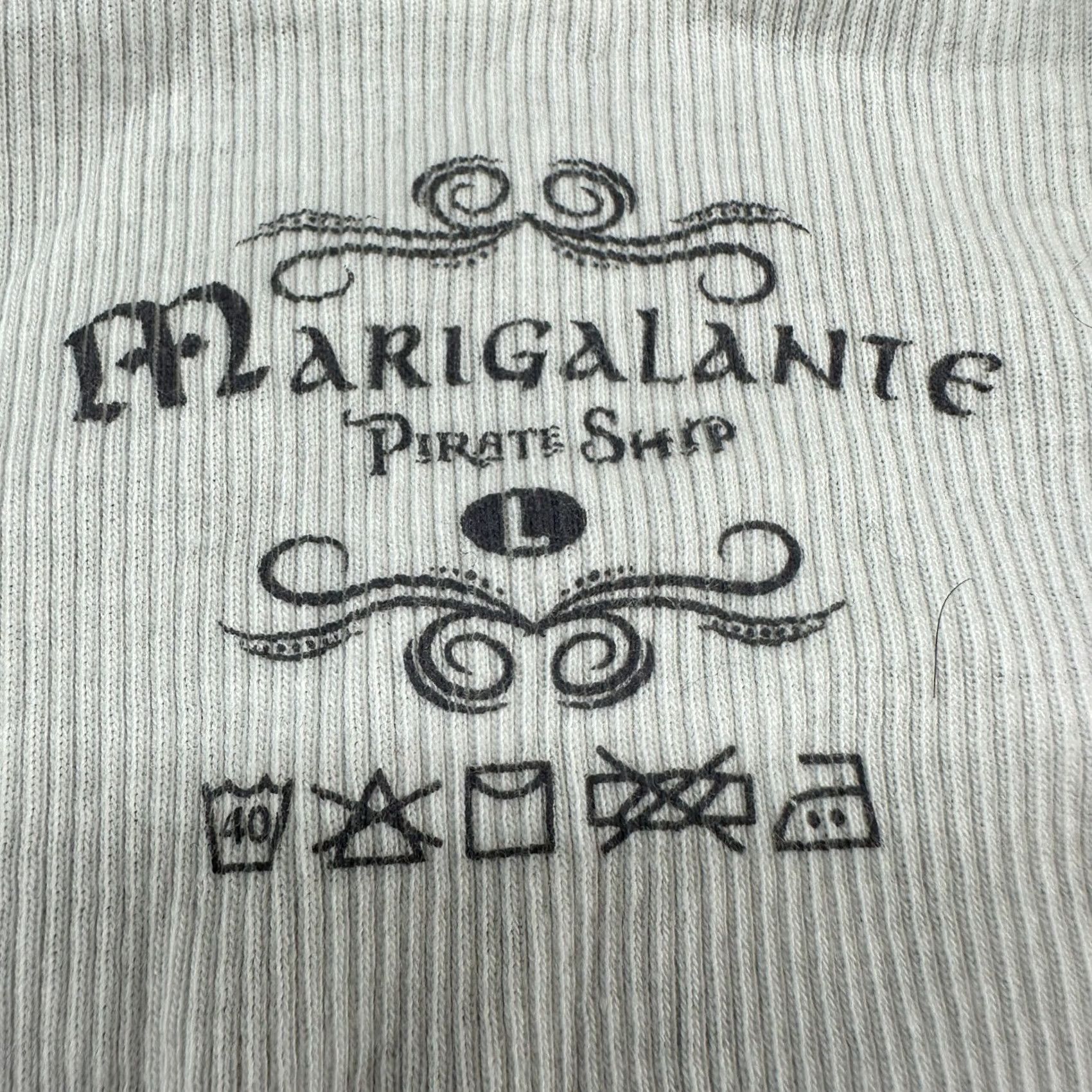 Vintage VINTAGE Marigalante Tank Top Womens L White Sleeveless Skull Rhinestone Y2K Tank Shirts Womens L White Skull Rhinestone VINTAGE Marigalante Tank Top Size L / US 10 / IT 46 - 3 Thumbnail