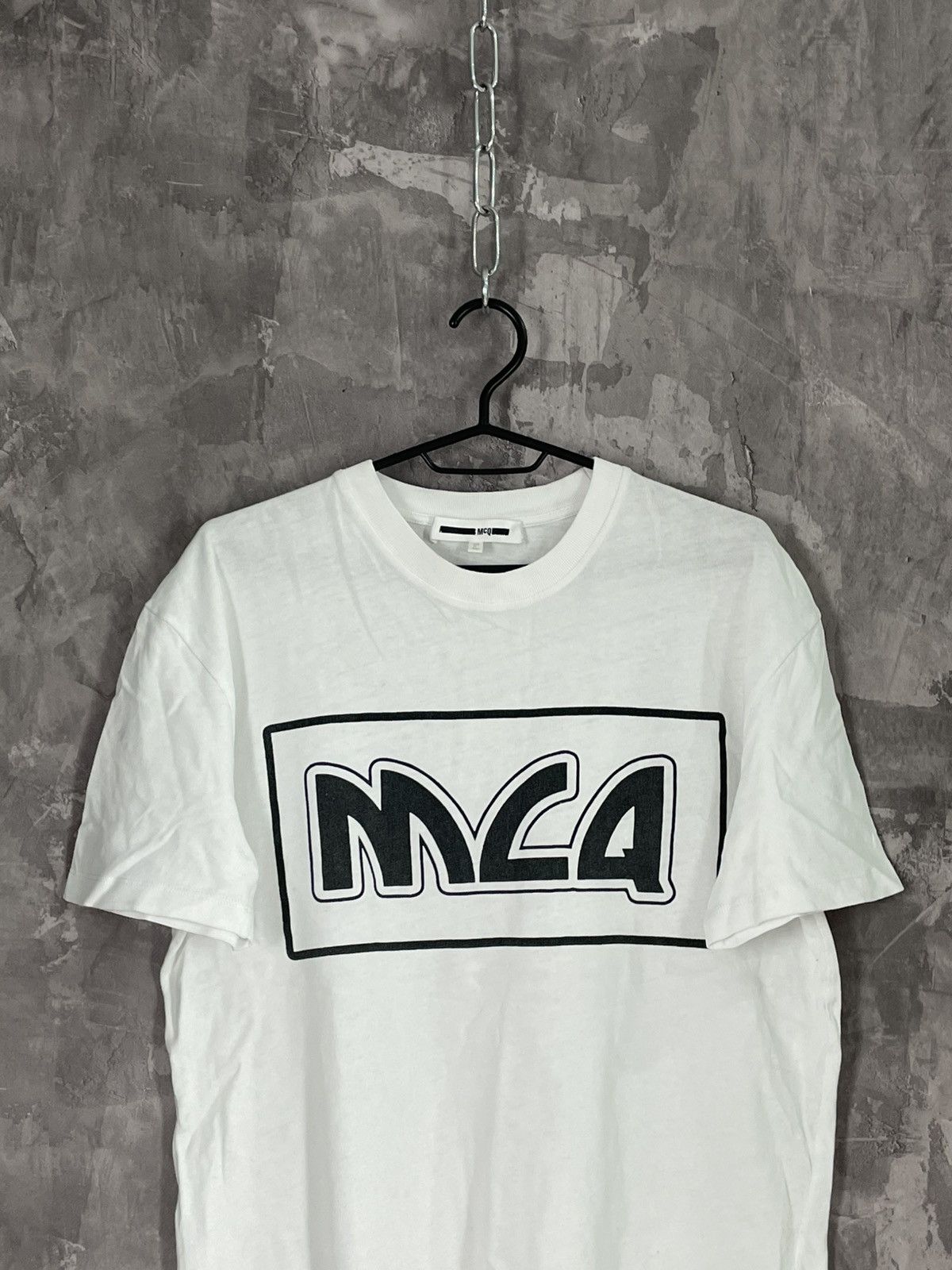 Alexander McQueen Alexander McQueen Big Logo MCQ T shirt Size US M / EU 48-50 / 2 - 2 Thumbnail