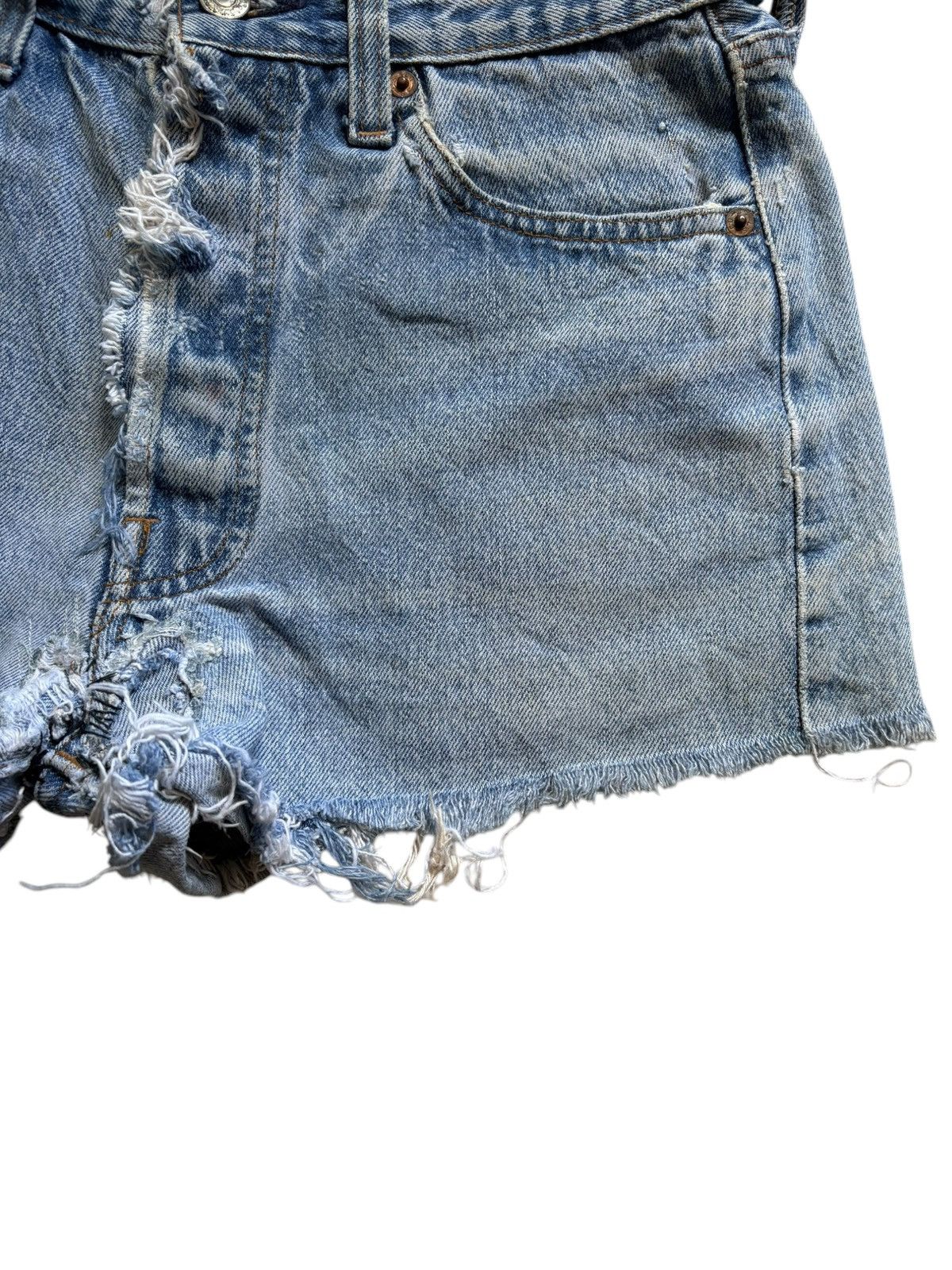 Levi's Vintage 70s Levis 501 Faded Wash Shorts Size 28" / US 6 / IT 42 - 9 Thumbnail
